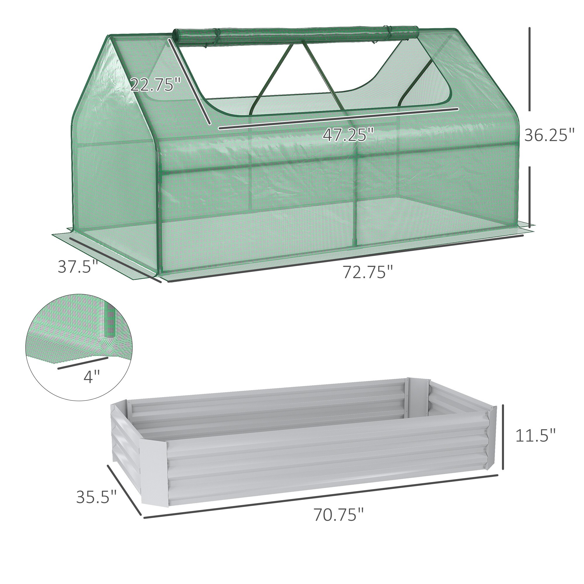 Yiekholo LL-1684AA Raised-Garden-Beds - View #4