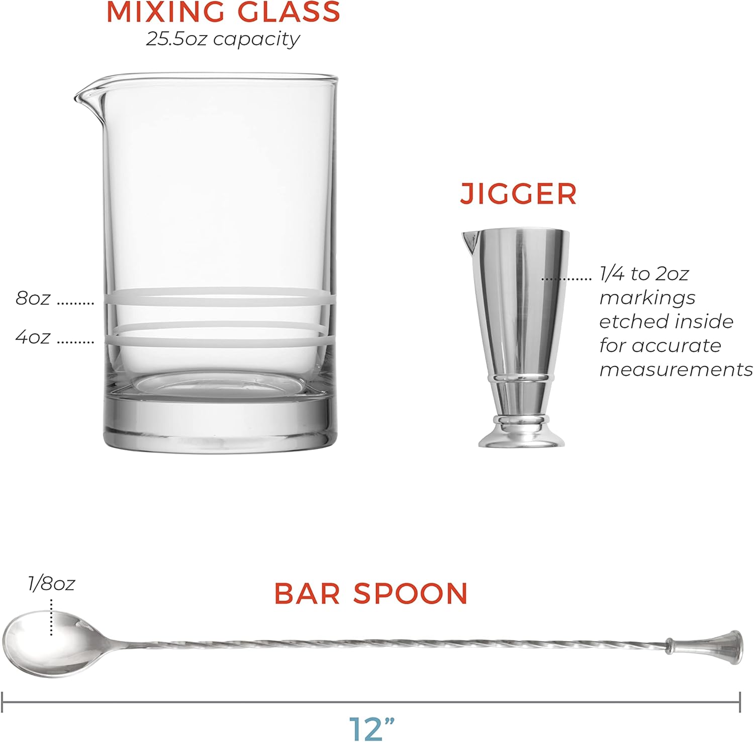 Fortessa Crafthouse Cocktail Set - Thumbnail 4