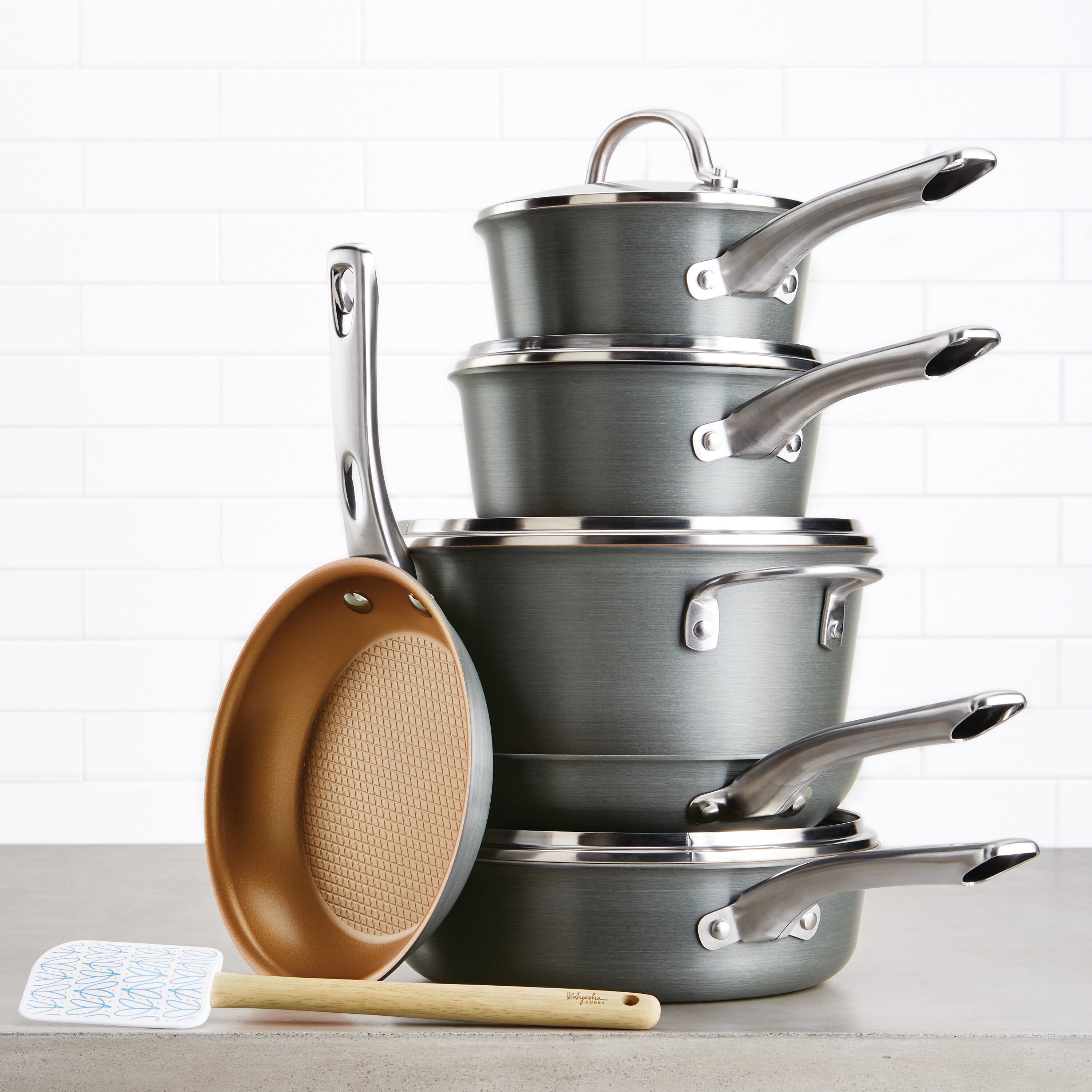 Ayesha Curry's 11-piece cookware set is available at Target