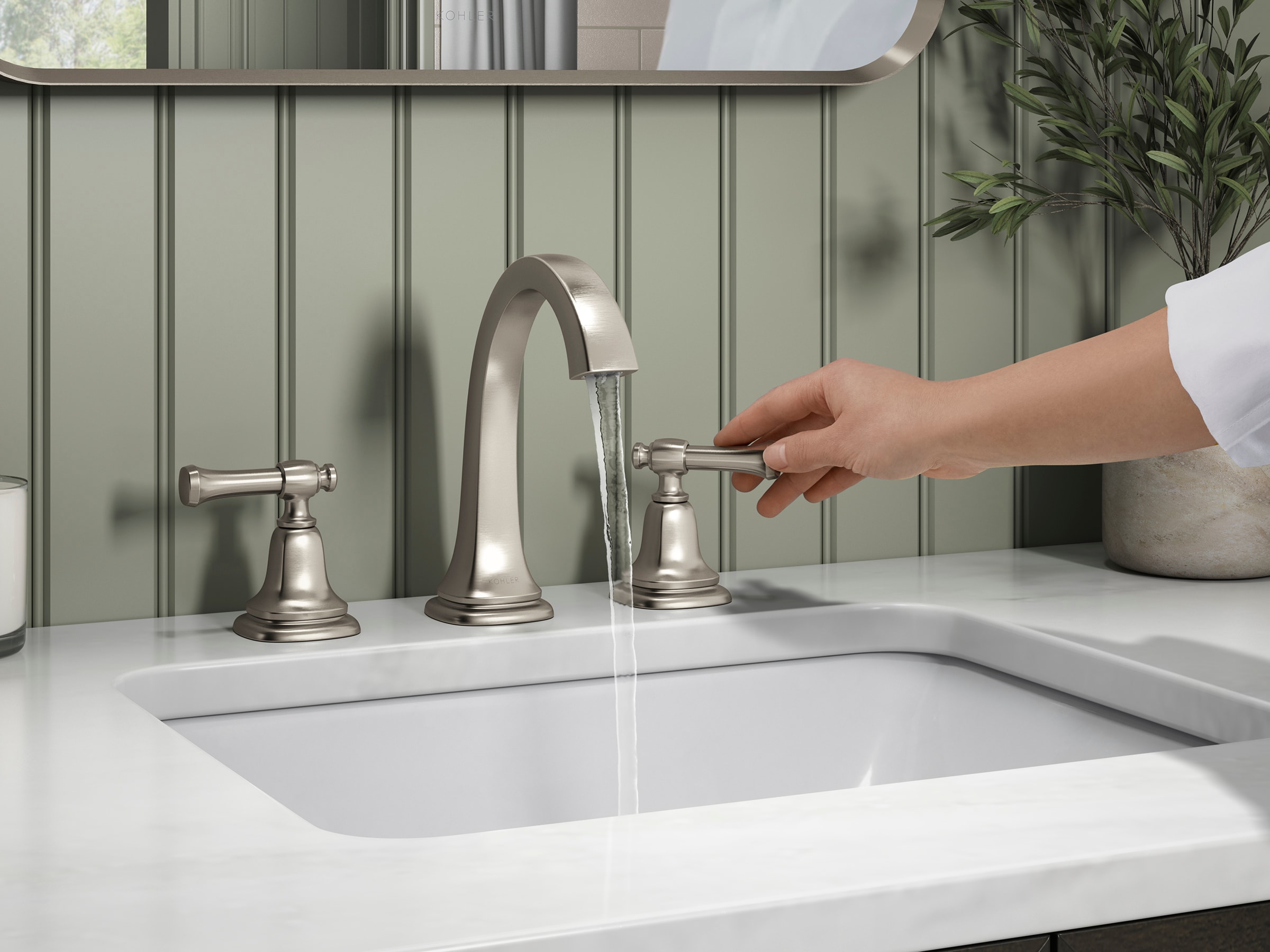 KOHLER REC27819-4D-BN Lavatory-Faucets - View #4