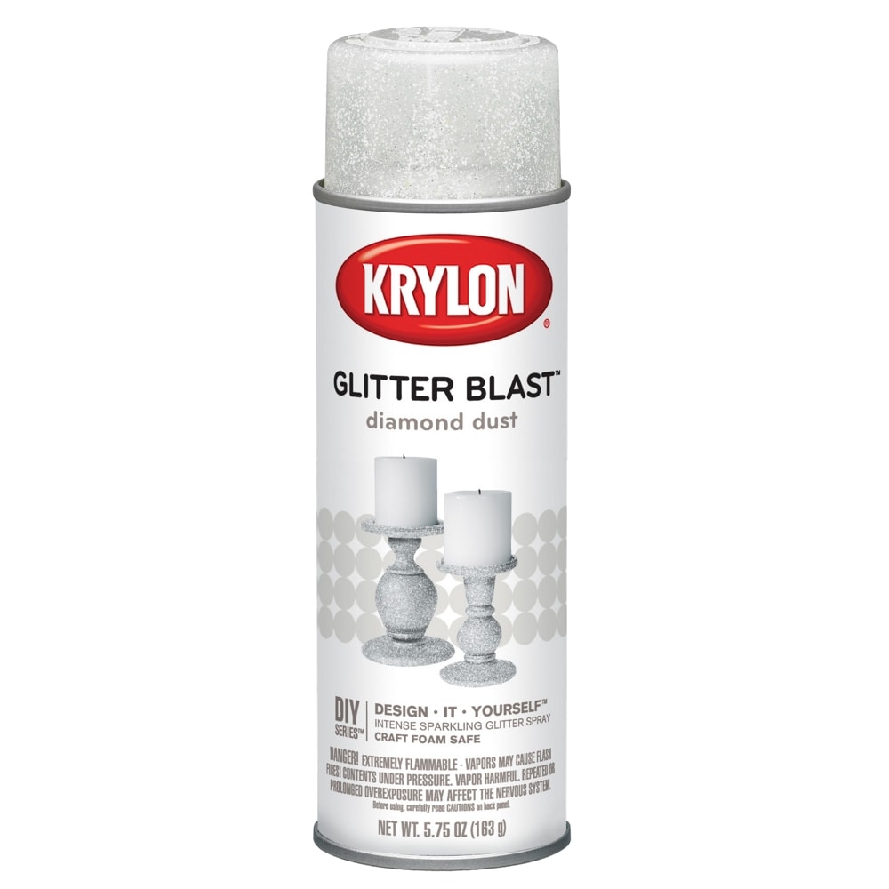 Krylon Specialty Glitter Blast Gloss Rose Gold Glitter Spray Paint