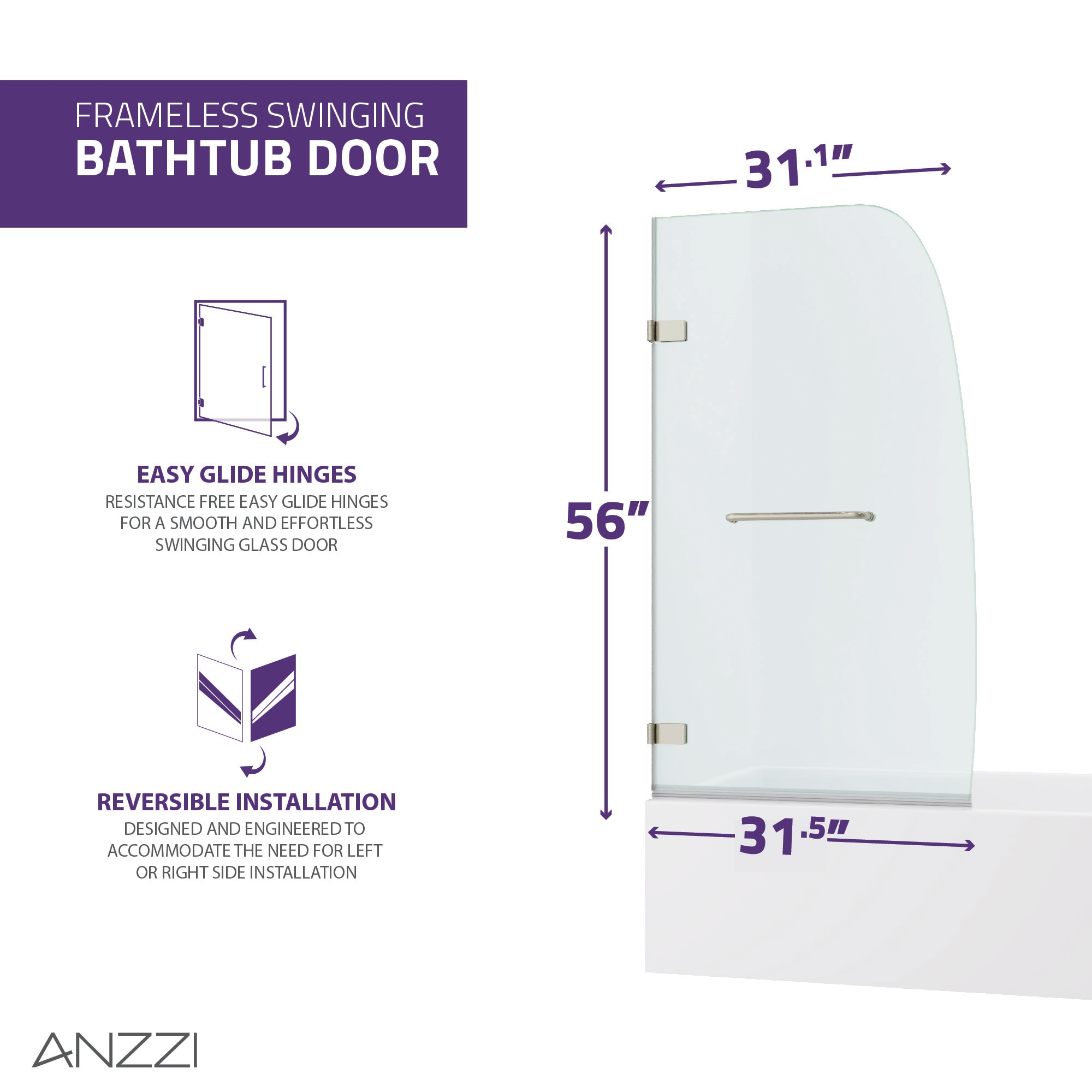 ANZZI SD-AZ8074-01BN Bathtub-Doors - View #6
