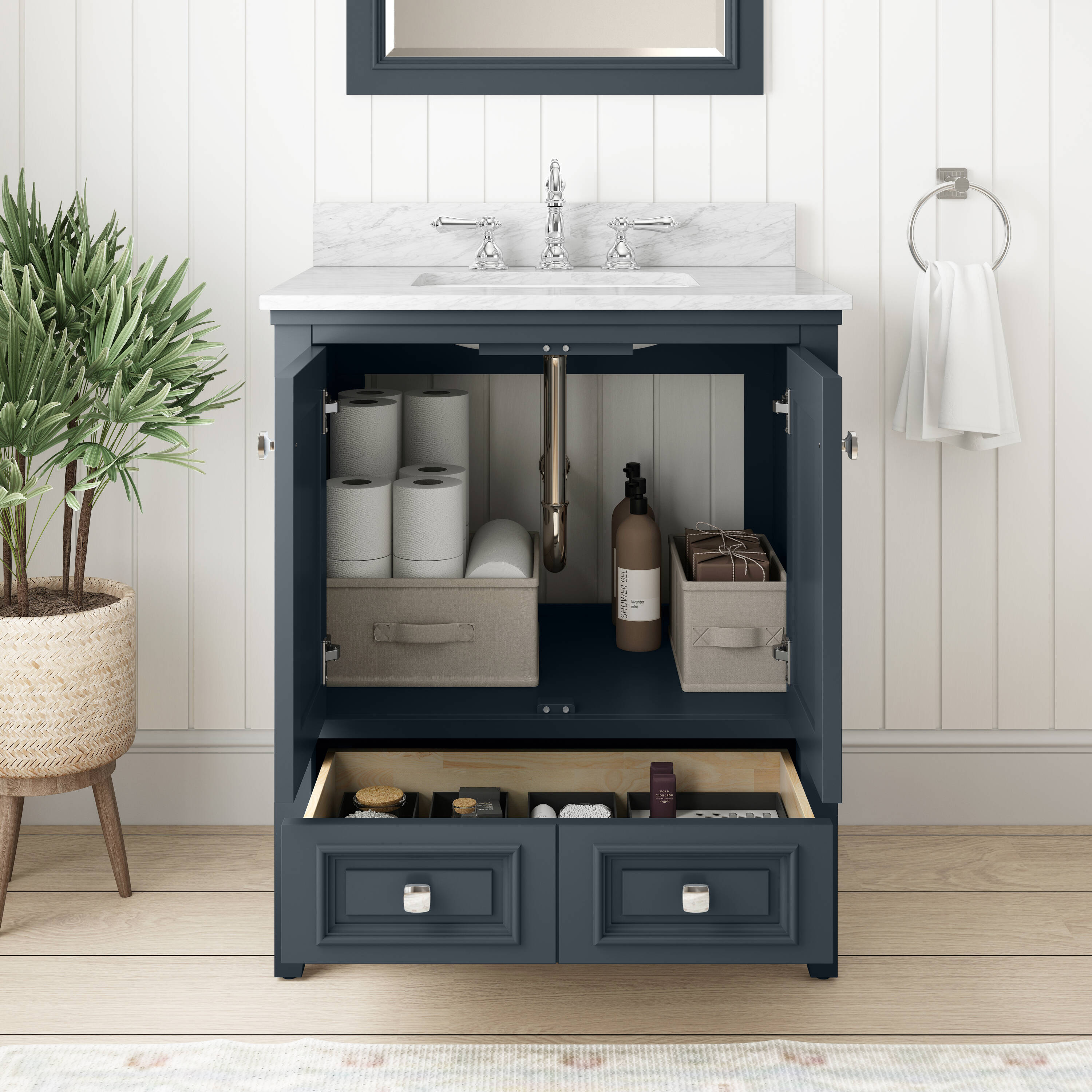TJAmerican TJ01-28V3022GR Bath-Vanity-Combo - View #3