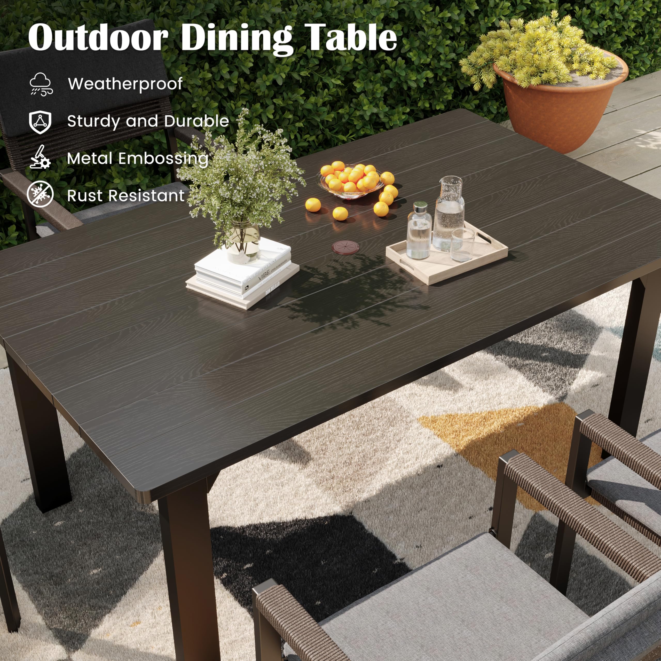 AURA OUTDOOR OIDCT-12-DG Patio-Dining-Sets - View #3