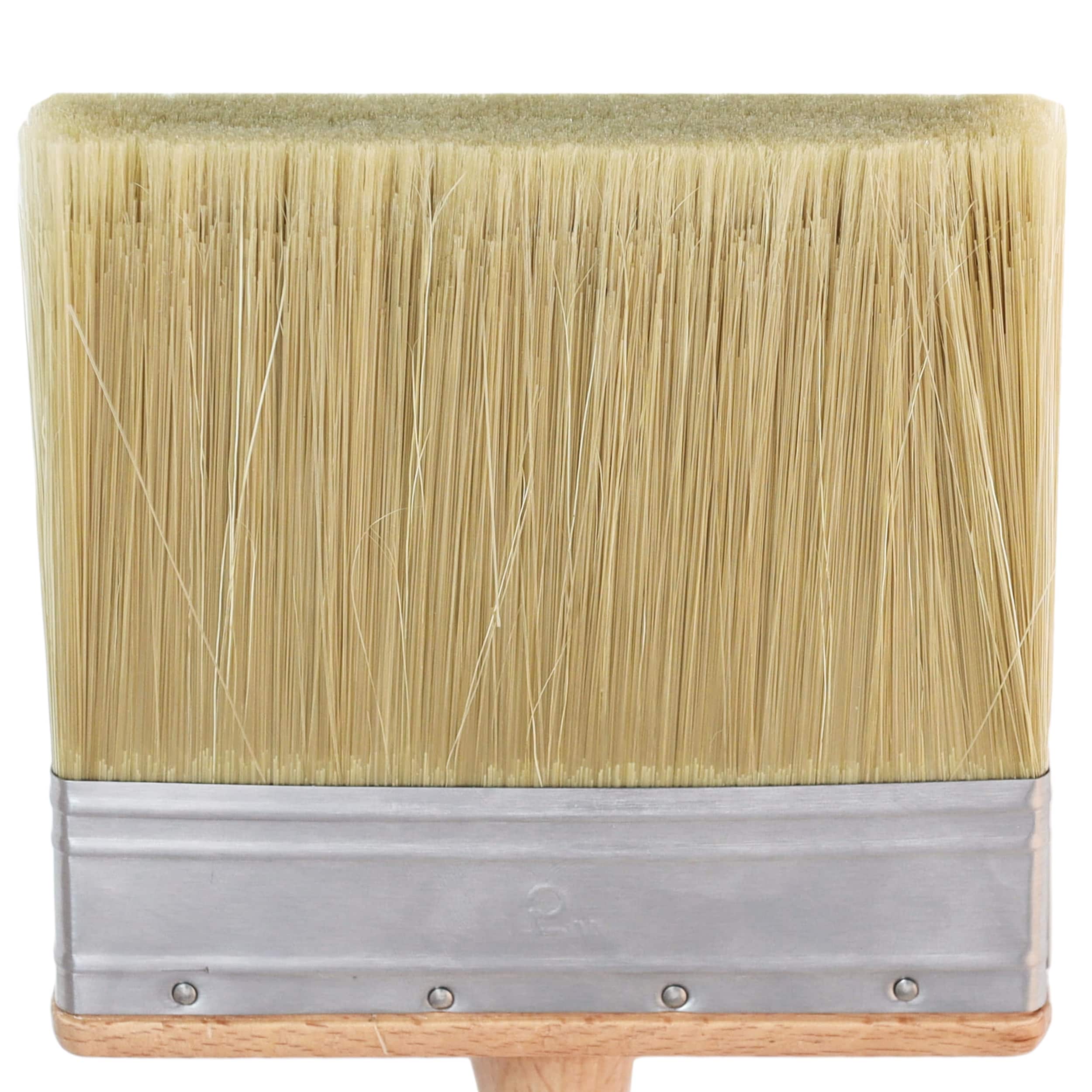Vasari 6-in Natural Bristle- Polyester Blend Flat Paint Brush (General  Purpose Brush) in the Paint Brushes department at