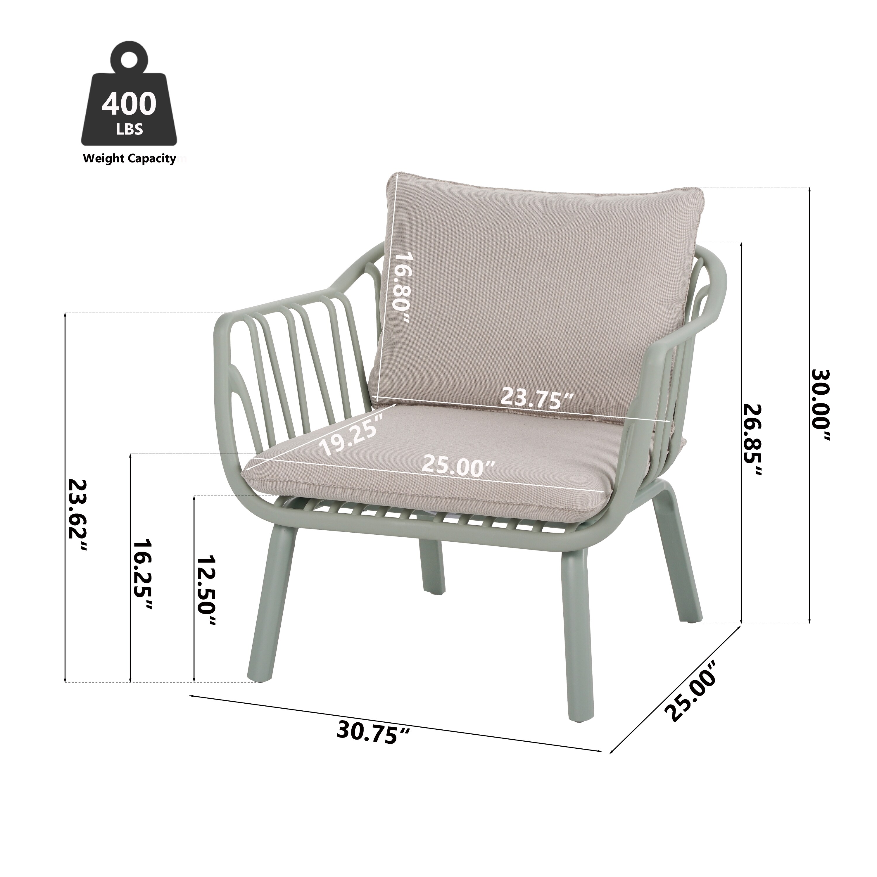 Christopher Knight Home 323471 Patio-Chairs - View #6