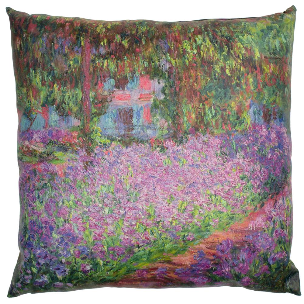 Red Lantern CAN-PIL-MONET3-B Oriental Furniture Indoor Decorative Pillow