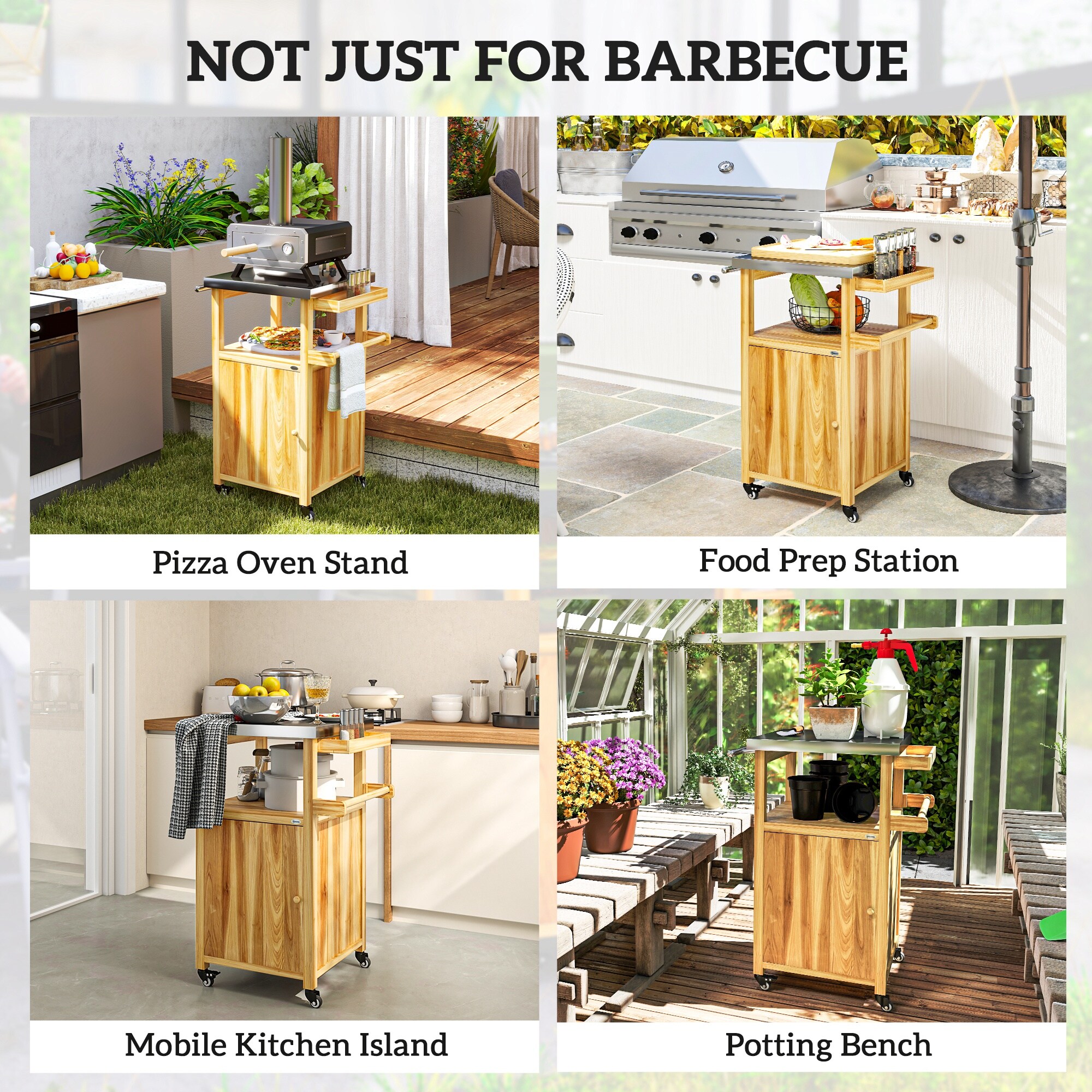 Outsunny 846-153V00ND Grill-Carts-Grill-Stands - View #5