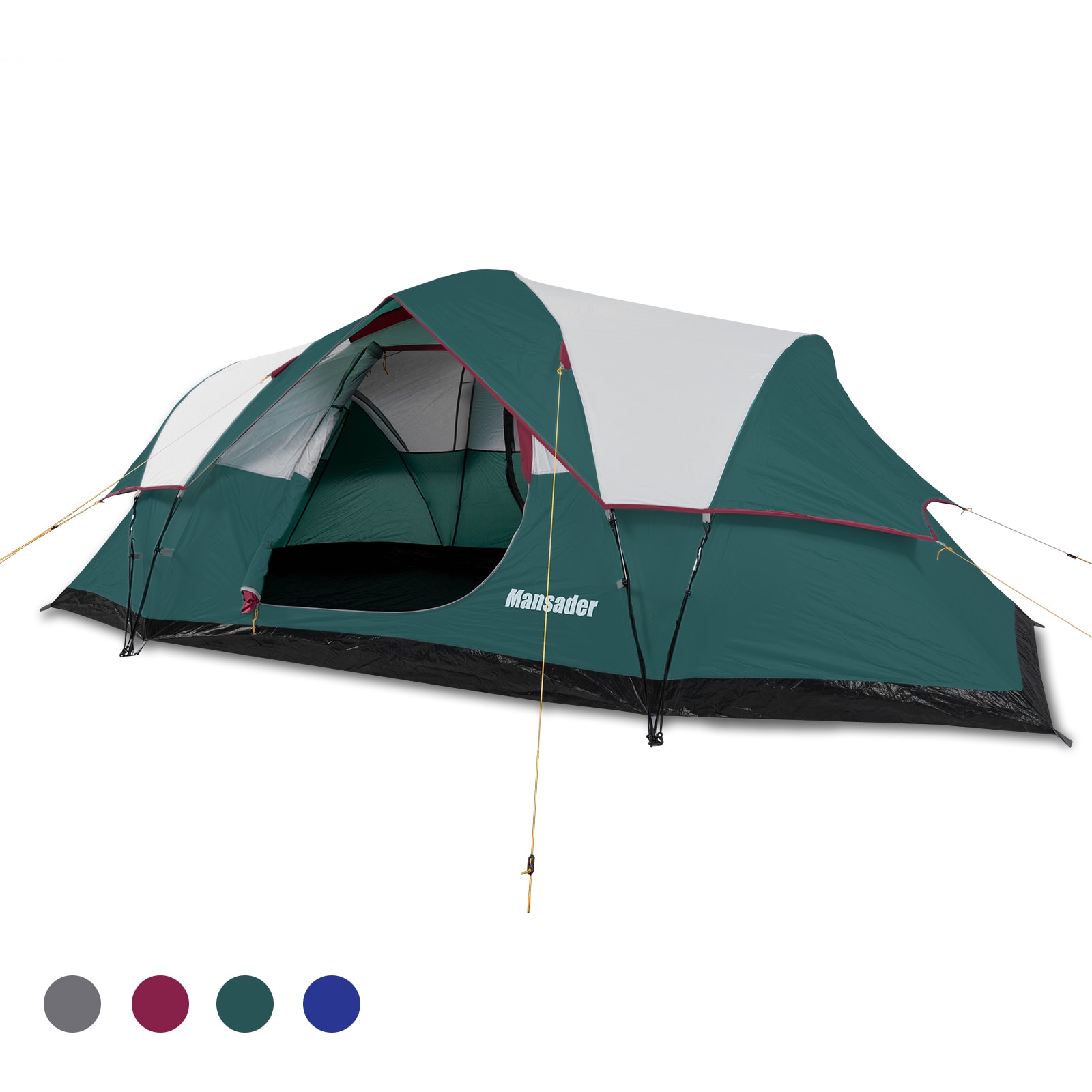 GARSING MAN-AUTODO-F-6P-GWR 6-Person Camping Tent Polyester 6 -Person Tent