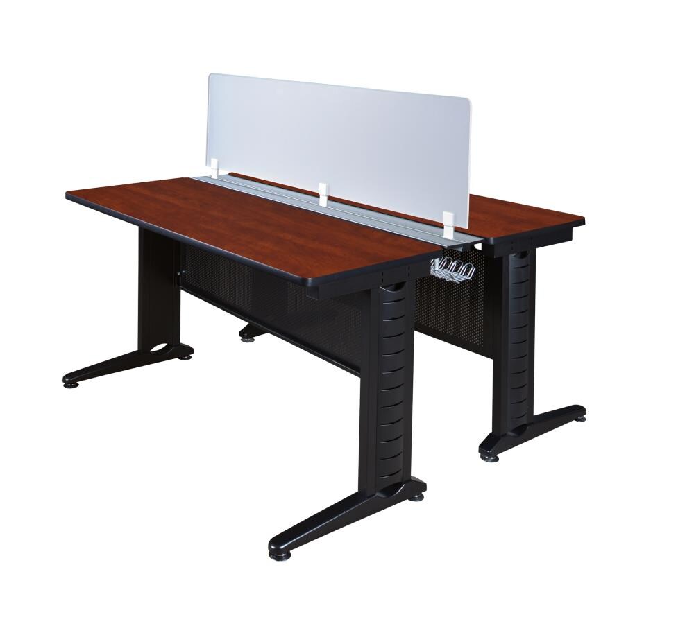 Regency MFBPD4858CH Fusion 58-in Red Modern/Contemporary 2-person Desk