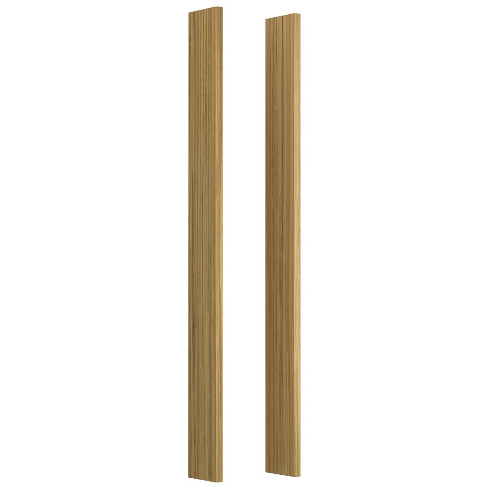 KOHLER 99675-1WN Verdera 3.4375-in x 30-in Surface Mount Corduroy Teak Rectangle Medicine Cabinet