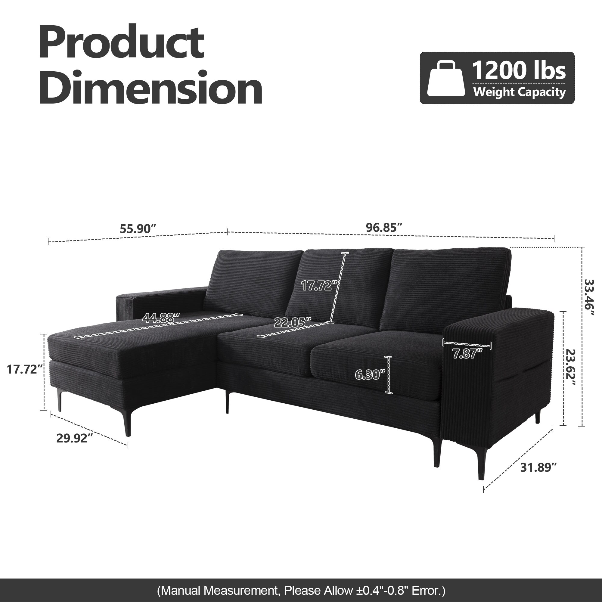 weaxty DCDCO2L400 Sofas-Loveseats - View #6
