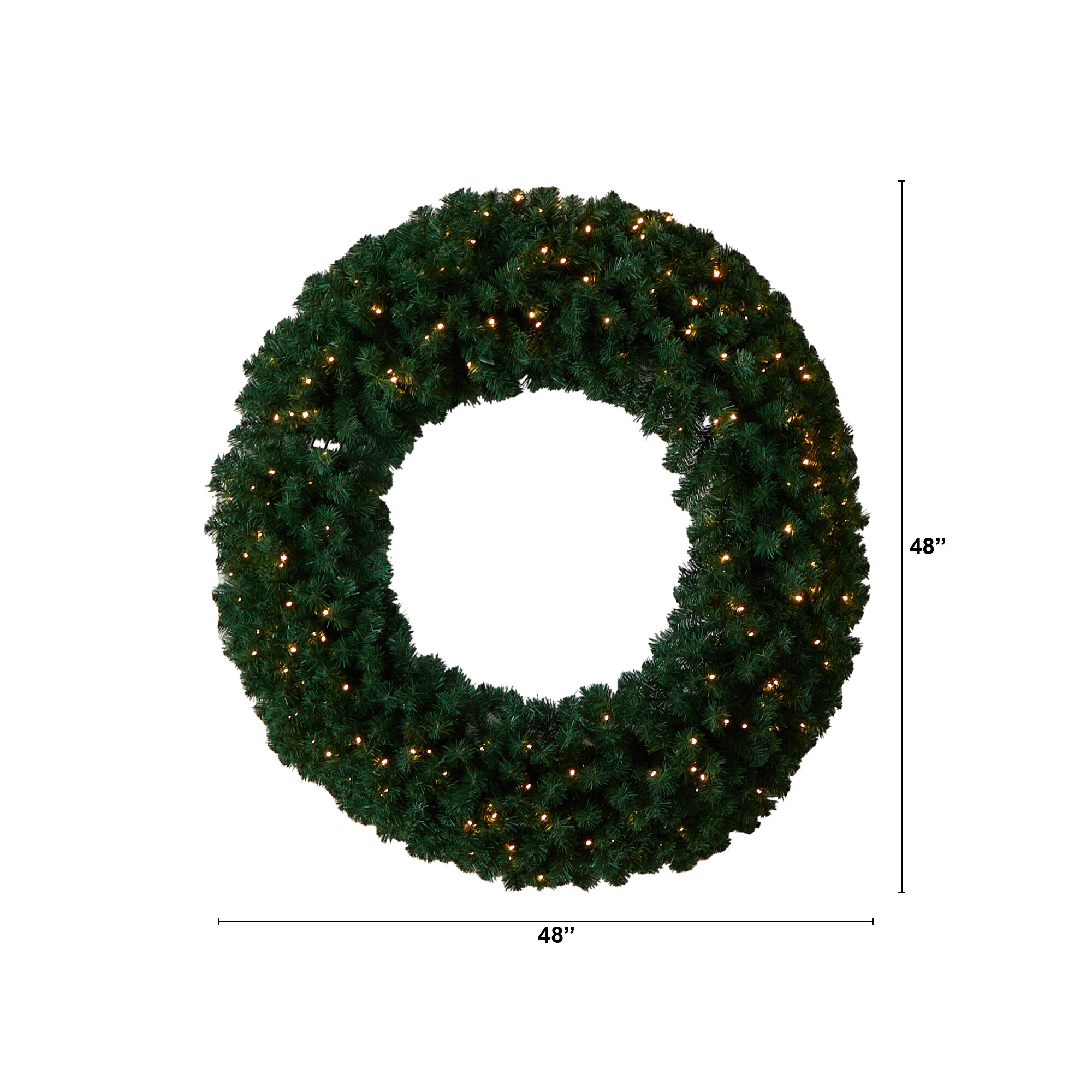 Nearly Natural W1308 Artificial-Christmas-Wreaths - View #3