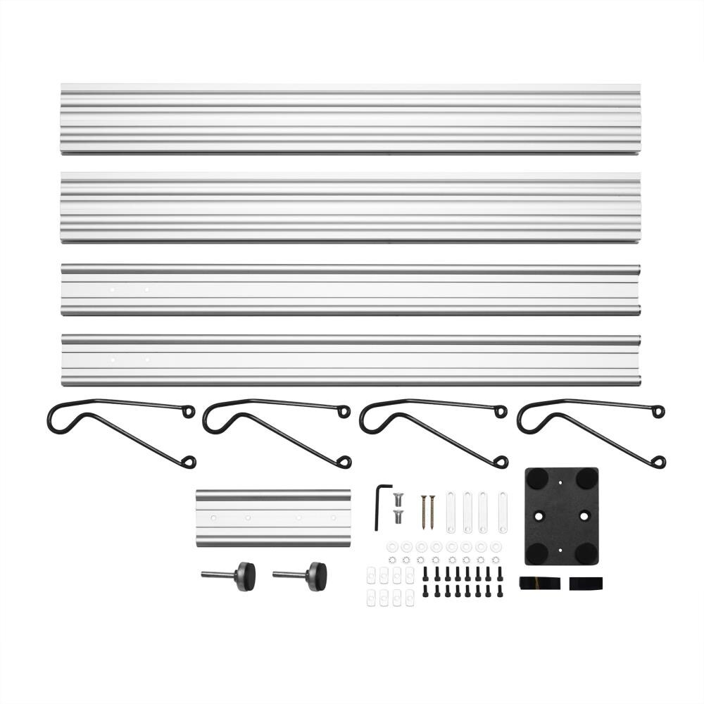 Aluminum Floor-to-Ceiling Bike Storage Rack for Two Bicycles