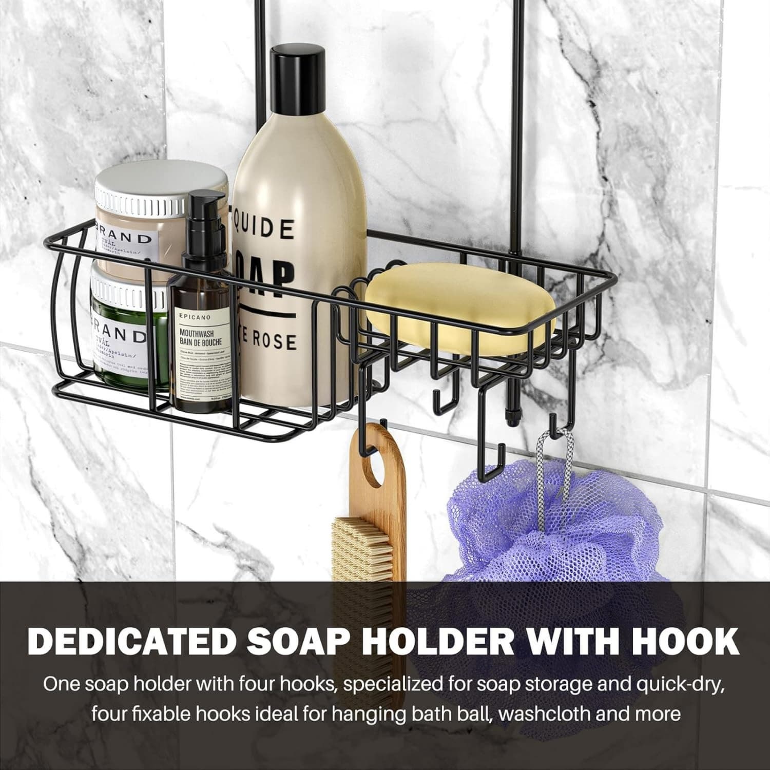 OGETFUUR L5ZQYA605BSC04 Hanging-Shower-Caddies - View #8