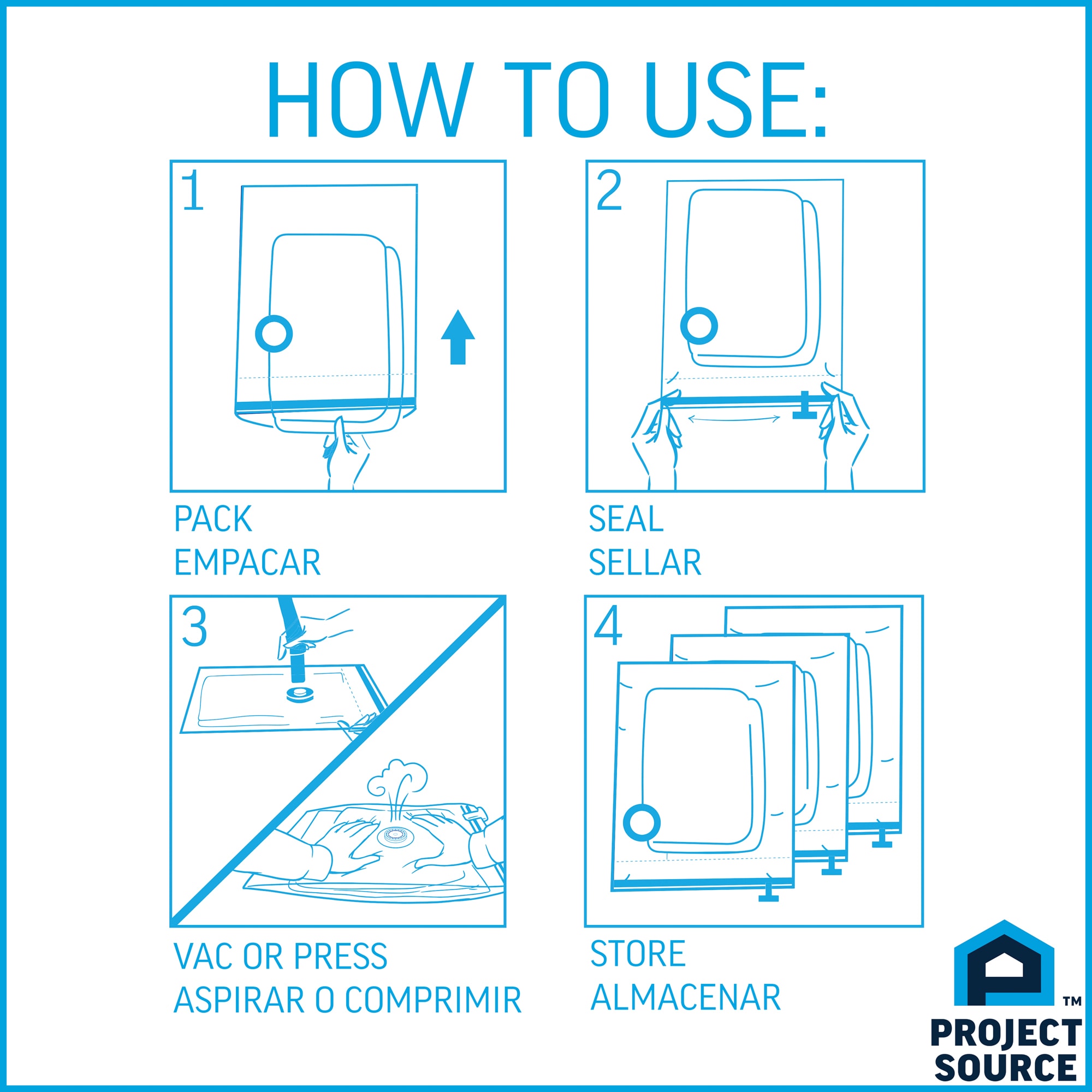 Project Source LWSCOM-7052463-2 Plastic-Storage-Bags - View #6