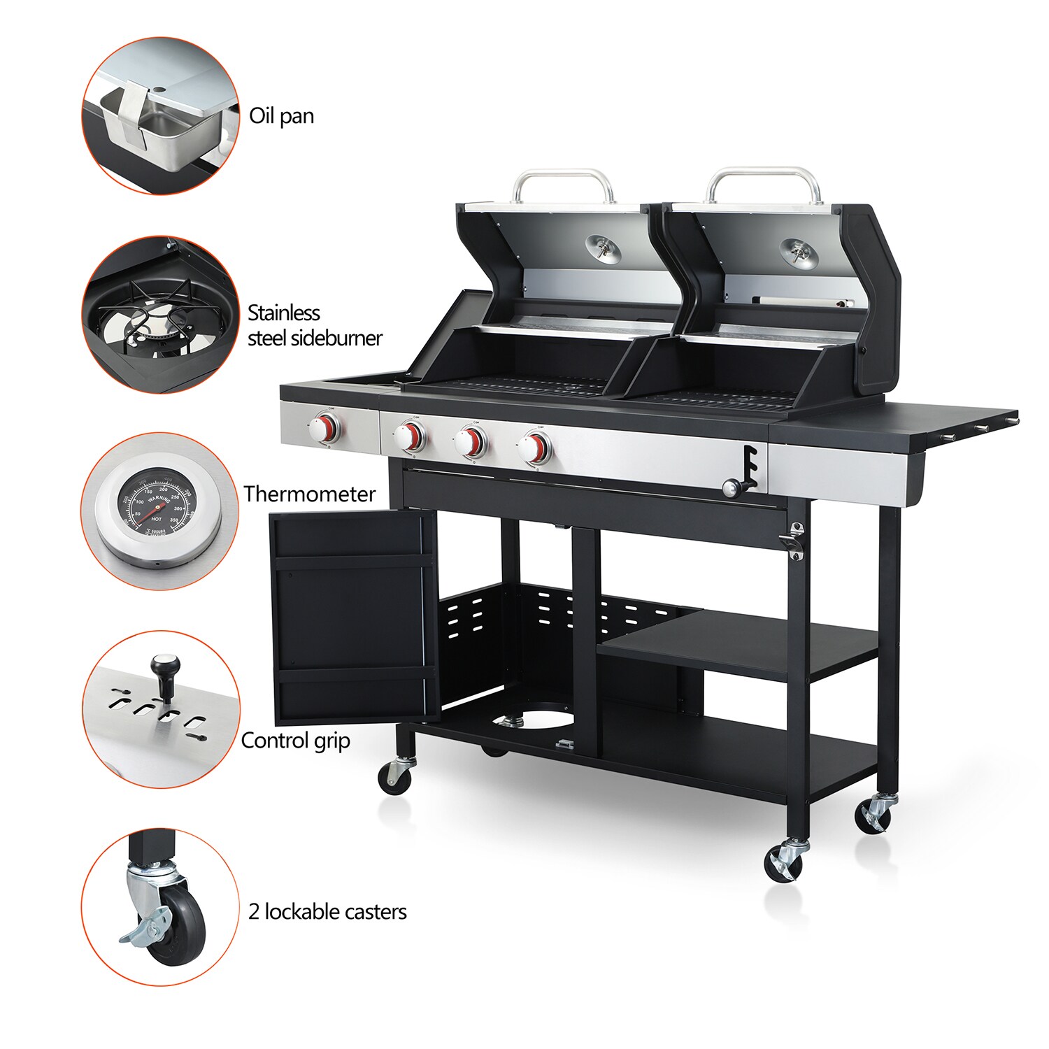 GZMR CRO-D0102HEB4LU Gas-Grill - View #6