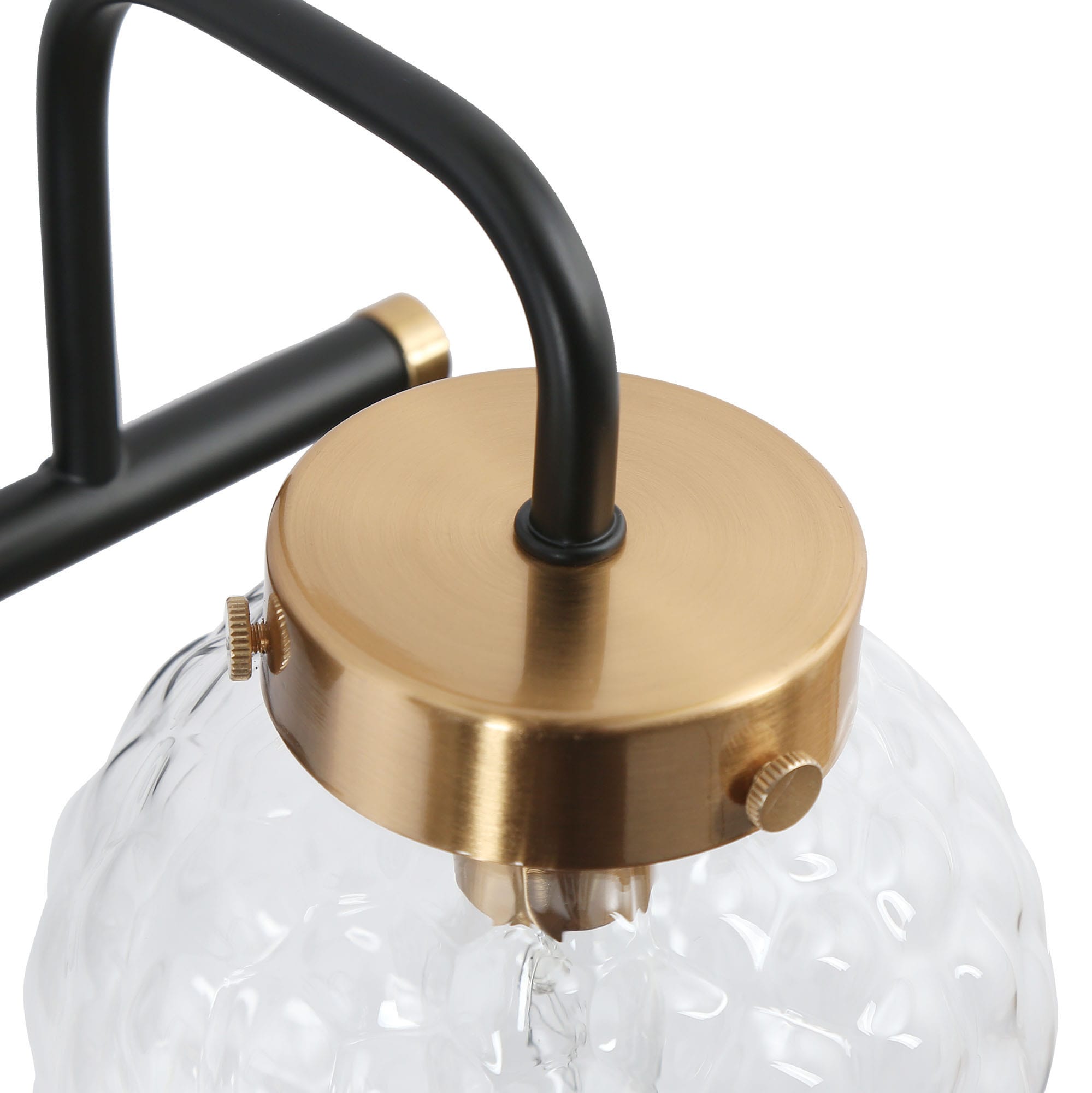 ZEVNI L37BYMAYW04W2SC8 Evin 15-in 2-Light Black/Brass LED Transitional Vanity Light