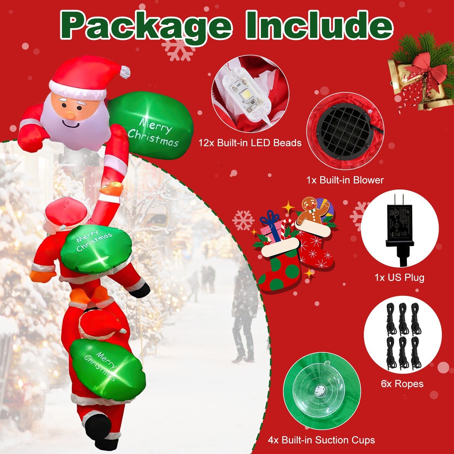 VEELIKE 75445564-ZNSY Outdoor-Christmas-Decor - View #3