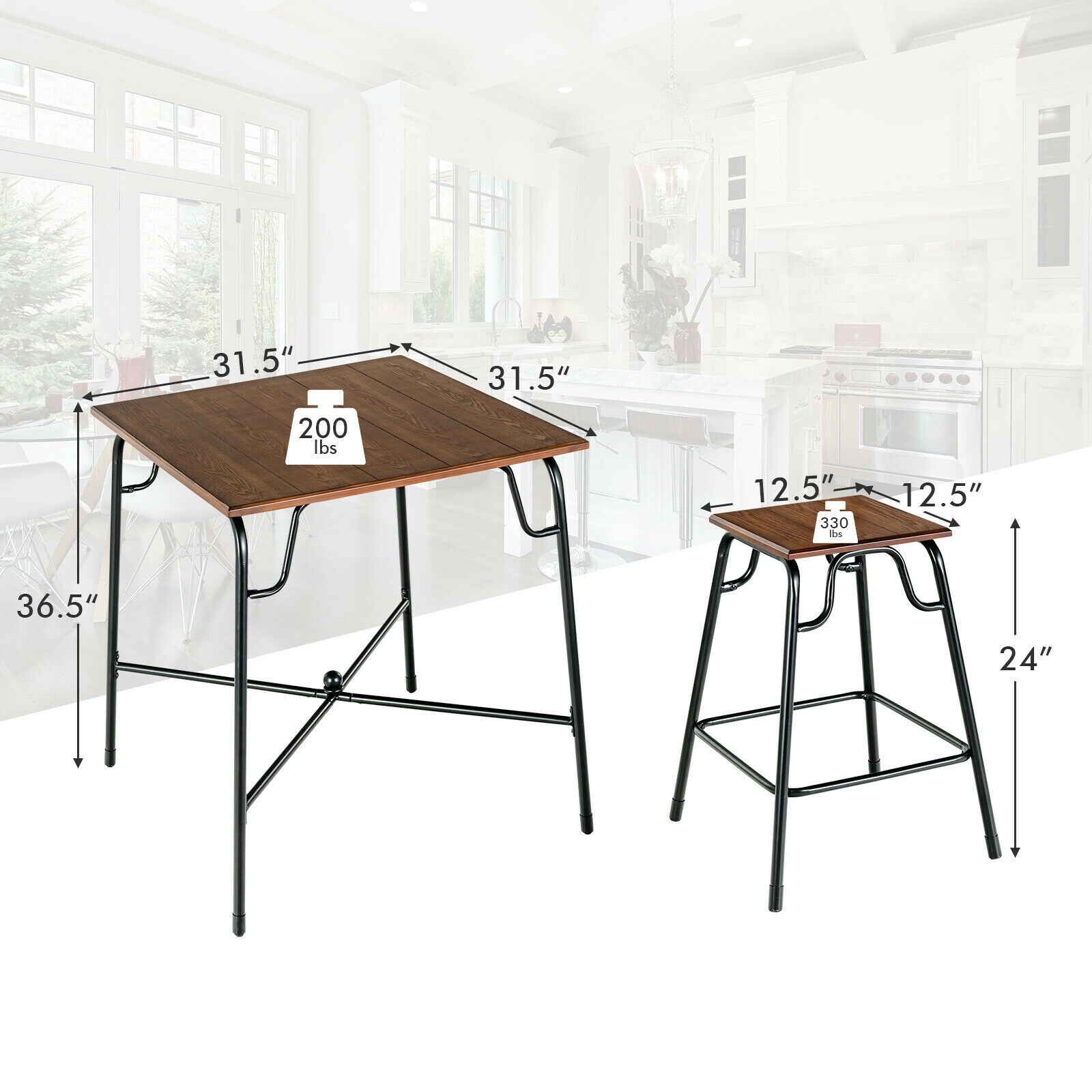 Fenbeli LJMLSFENHY508 Dining-Sets - View #3