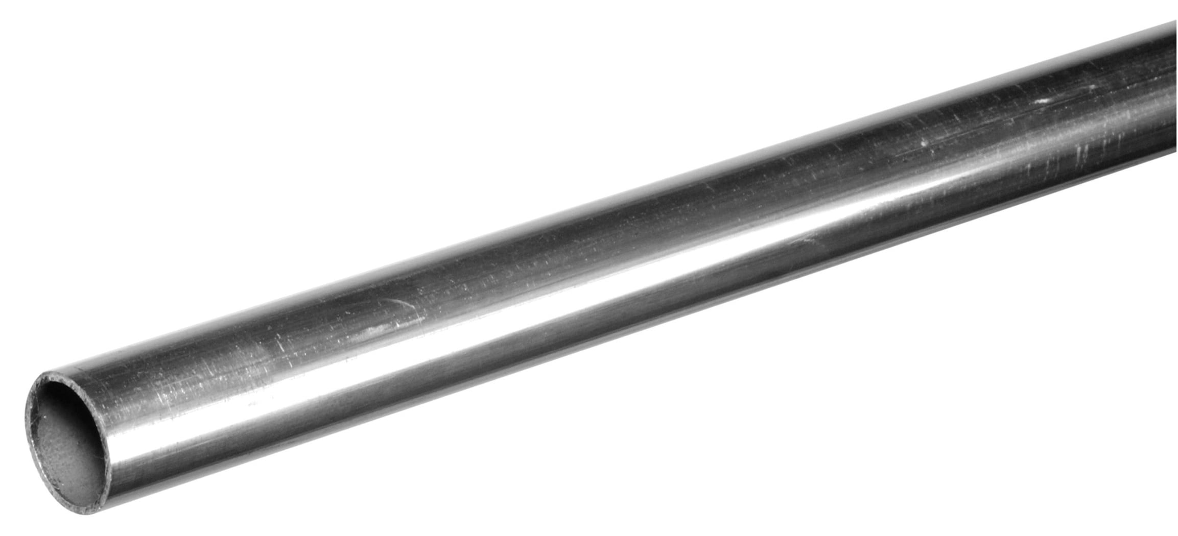 Steelworks 3/4-in x 3-ft Mill Finished Aluminum Round Tube #11397