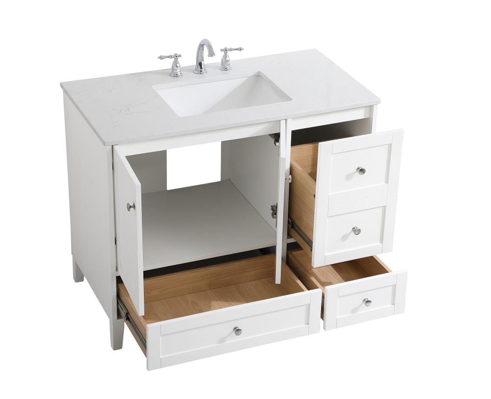 Elegant Decor FI54042WH Bath-Vanity-Combo - View #5