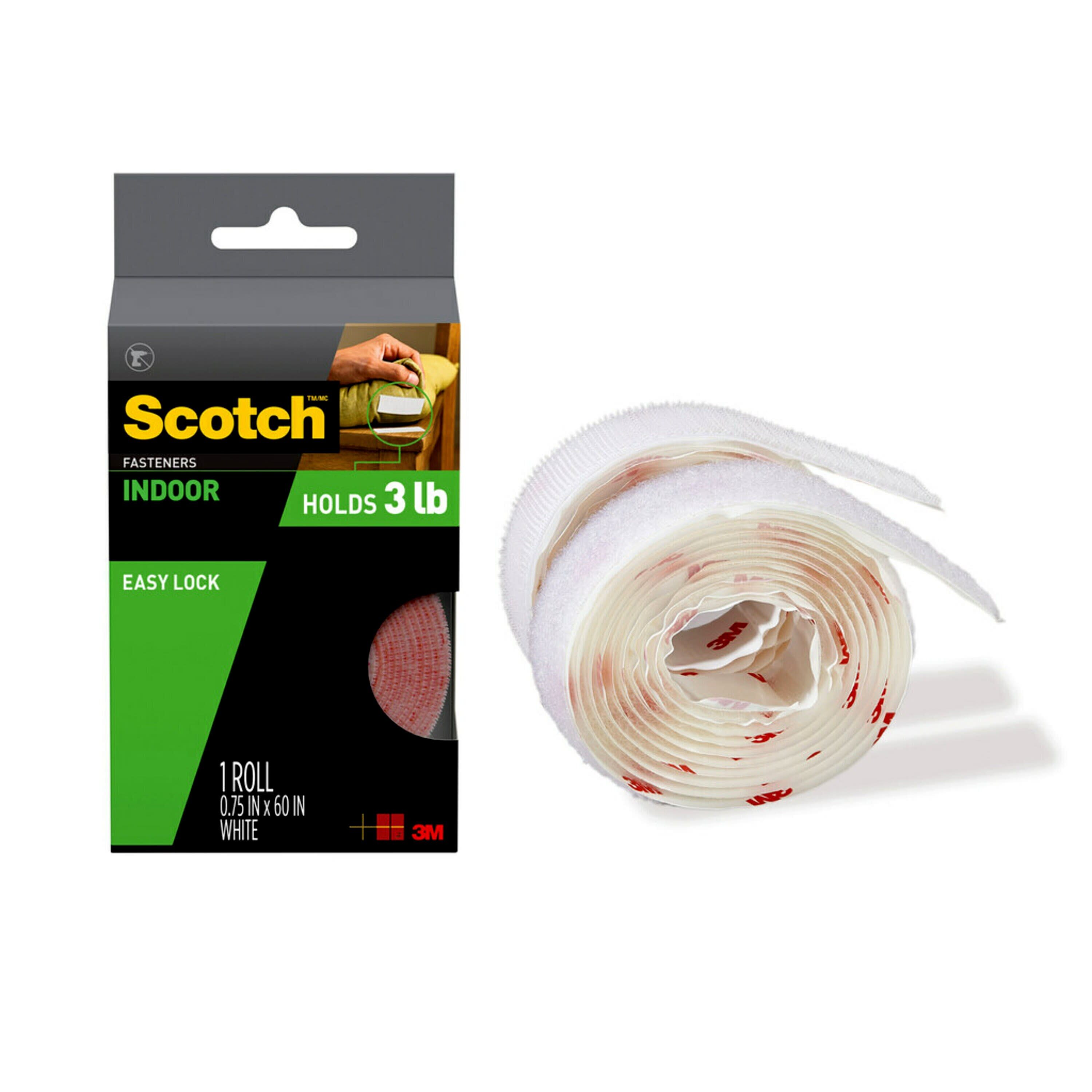 Scotch-Mount Extreme Double-Sided Mounting Strips 8-Pack 1-in-ft