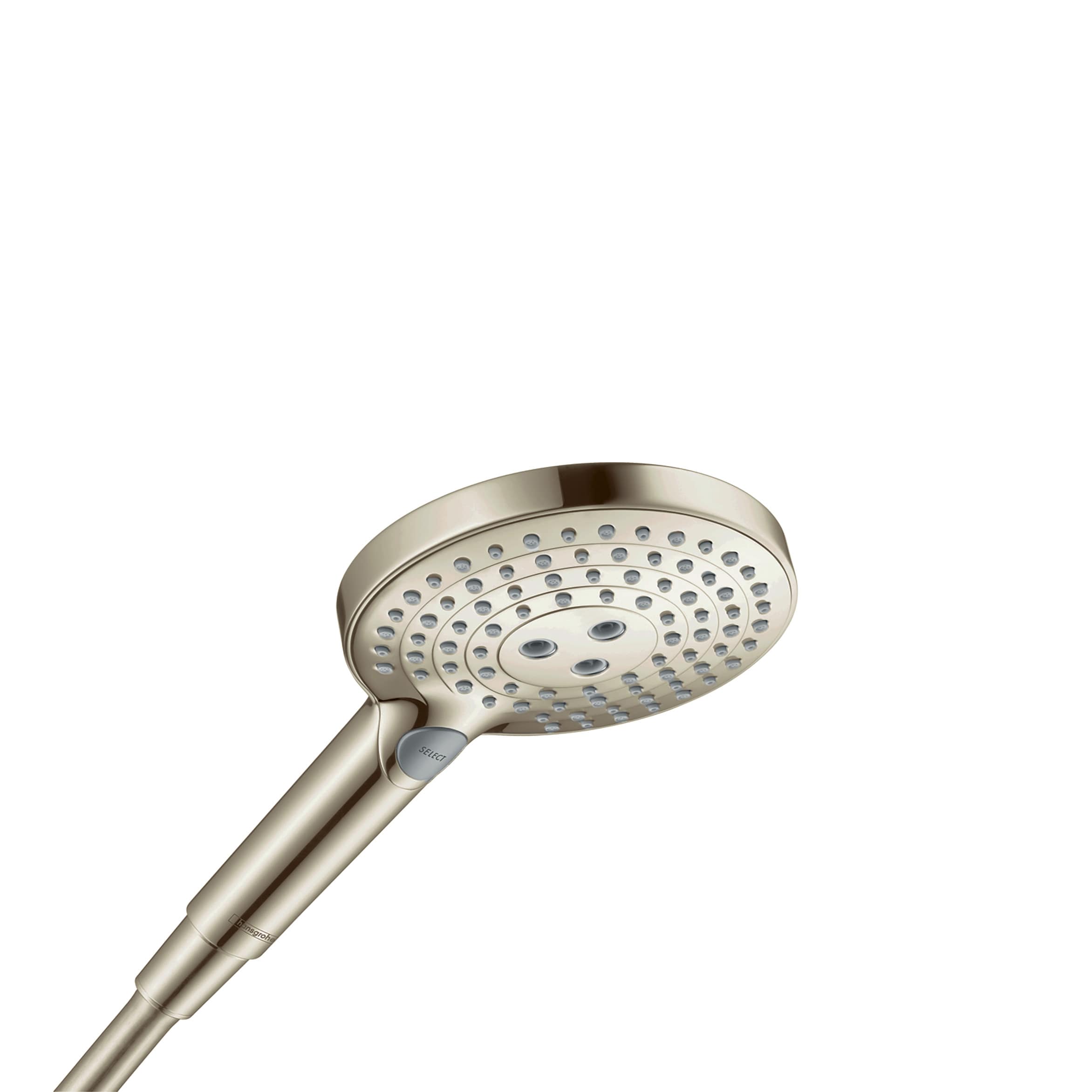 Hansgrohe 26036831 3.0 -Spray Polished Nickel 4.5-in Round Fixed Shower Head 1.75 GPM