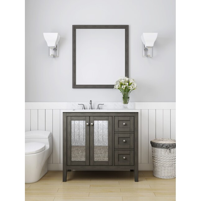 Undermount Single Sink Bathroom Vanity, Everdean 36 Vanity Combo