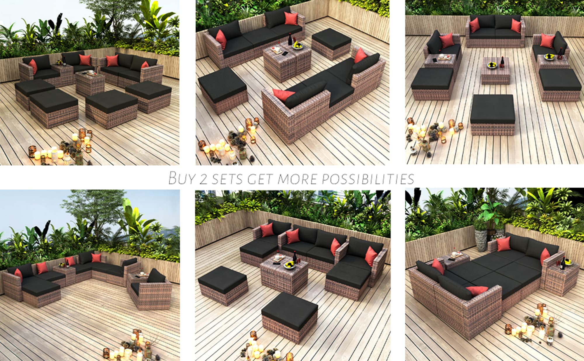 ModernLuxe L-W400S00033 Patio-Conversation-Sets - View #10