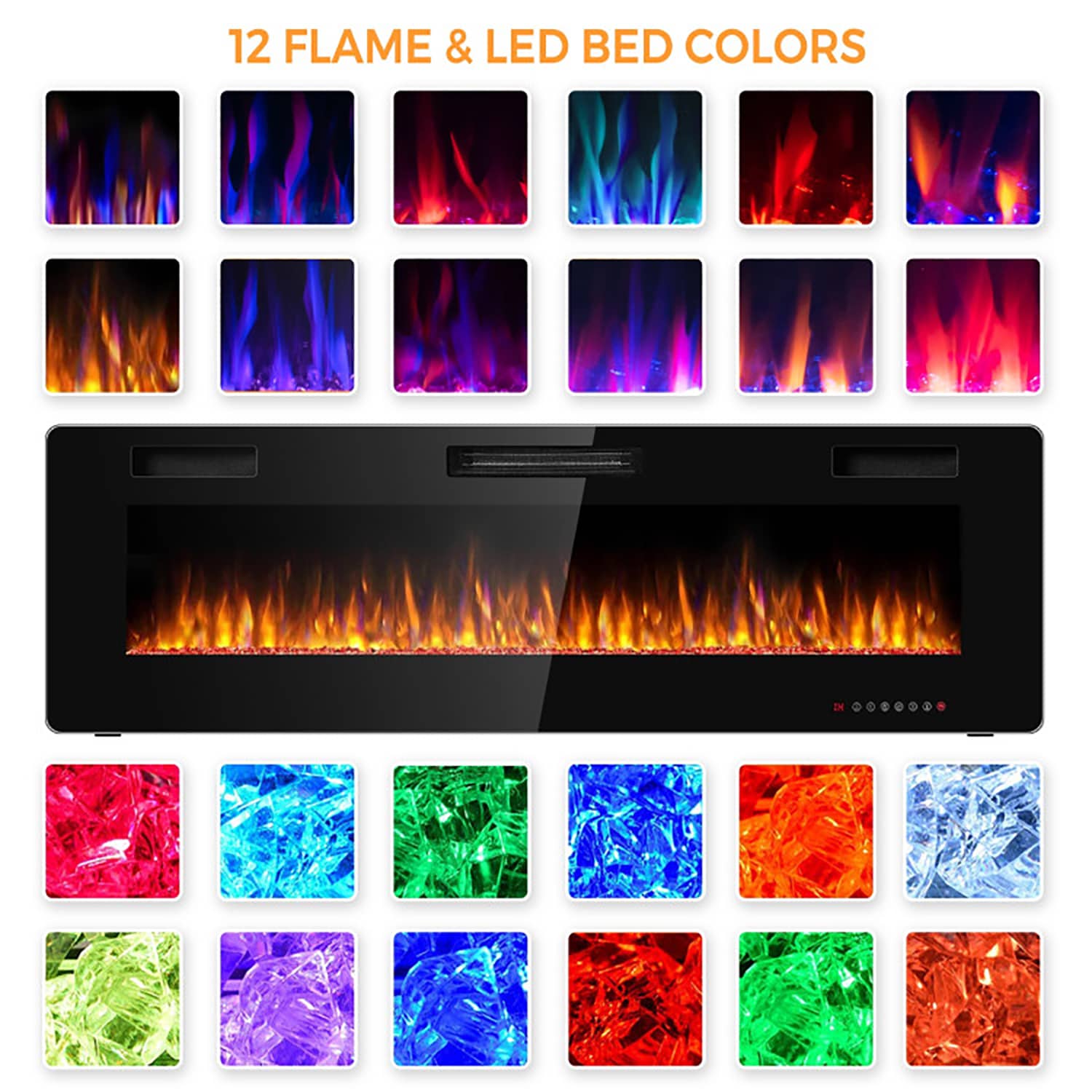 GZMR GZWF-EF72R Electric-Fireplaces - View #7