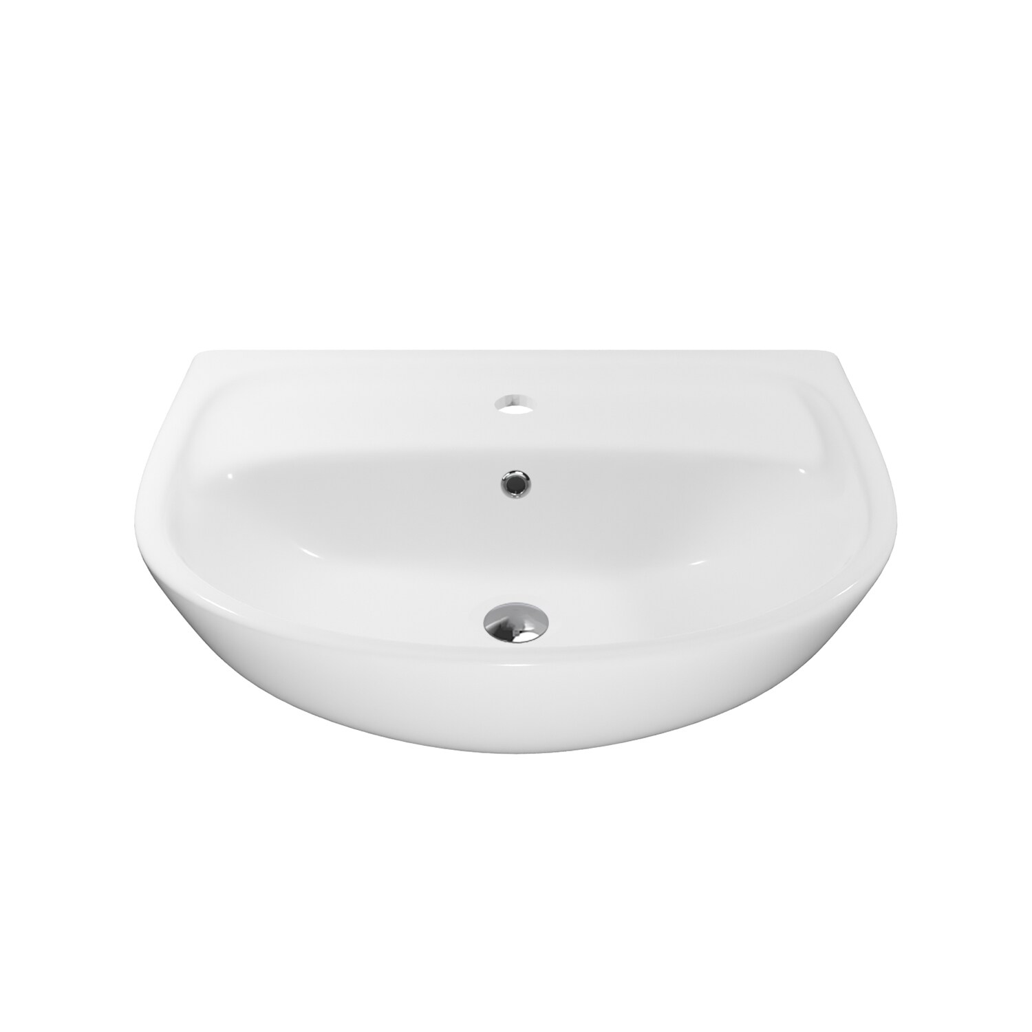 WS Bath Collections BASIC 4010 Bath-Sink - View #3