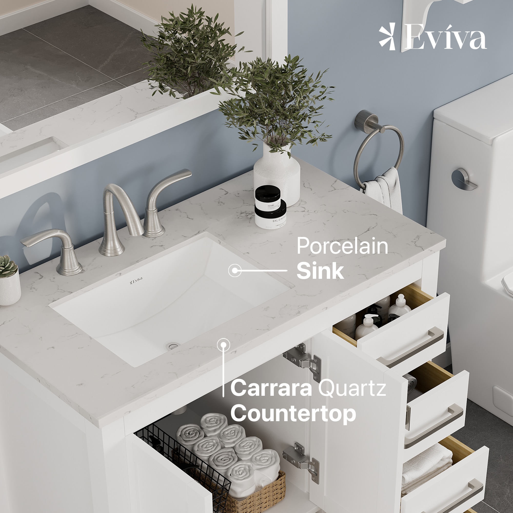 Eviva EVVN412-36WH-Q Bath-Vanity-Combo - View #4