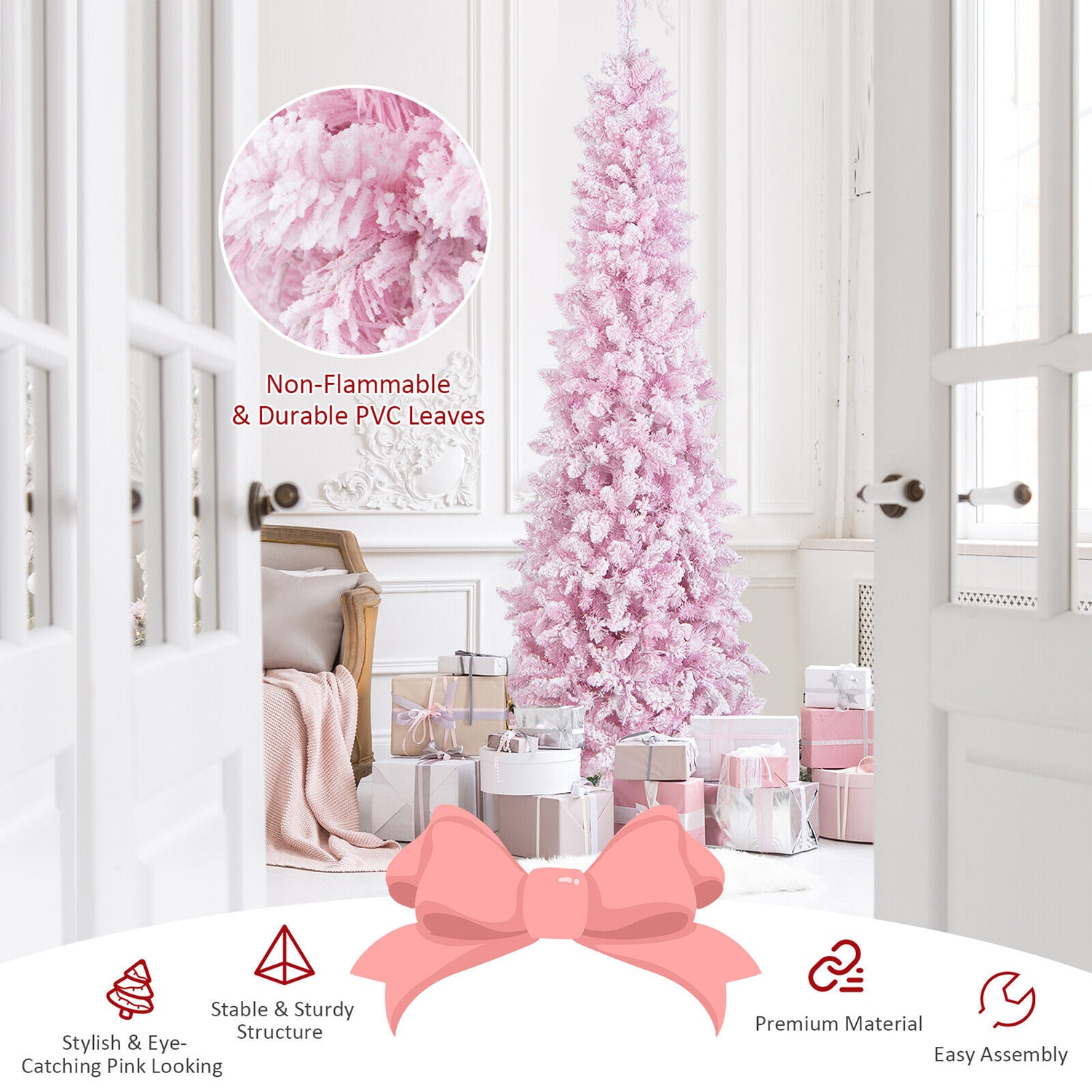 WELLFOR HYJ23972 Artificial-Christmas-Trees - View #5
