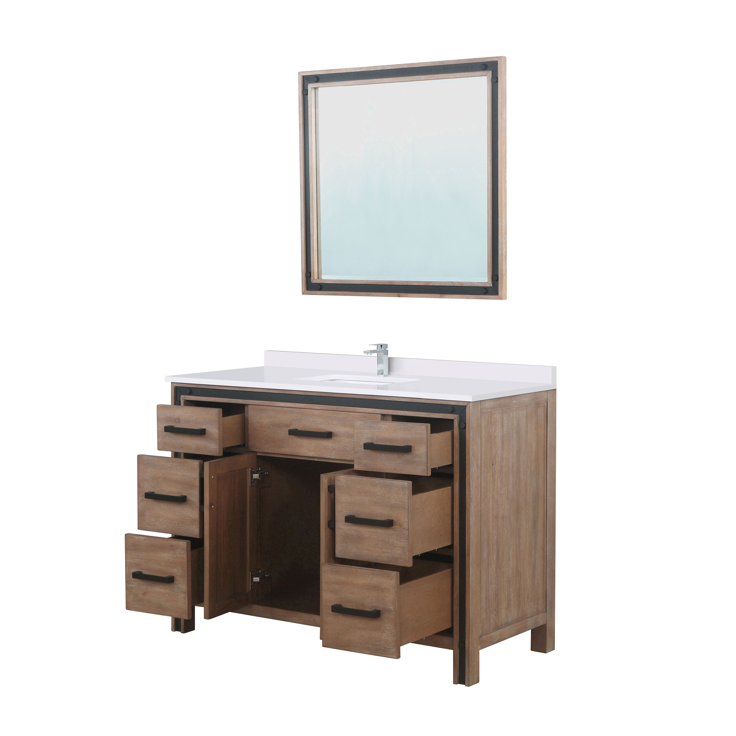 Lexora LZV352248SNJSM34F Bath-Vanity-Combo - View #6