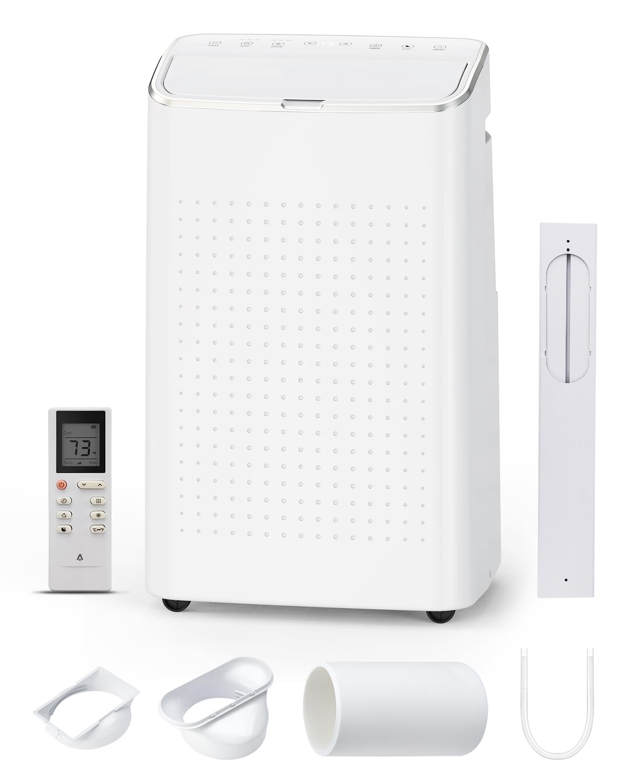 Assile 15000 BTU Smart Portable Air Conditioner 5 IN 1 Remote Control Indoor Air Conditioner Cools Up to 850 Sq Ft Silent Air Conditioner w Fan Dehumidifier Timer Bedroom Office