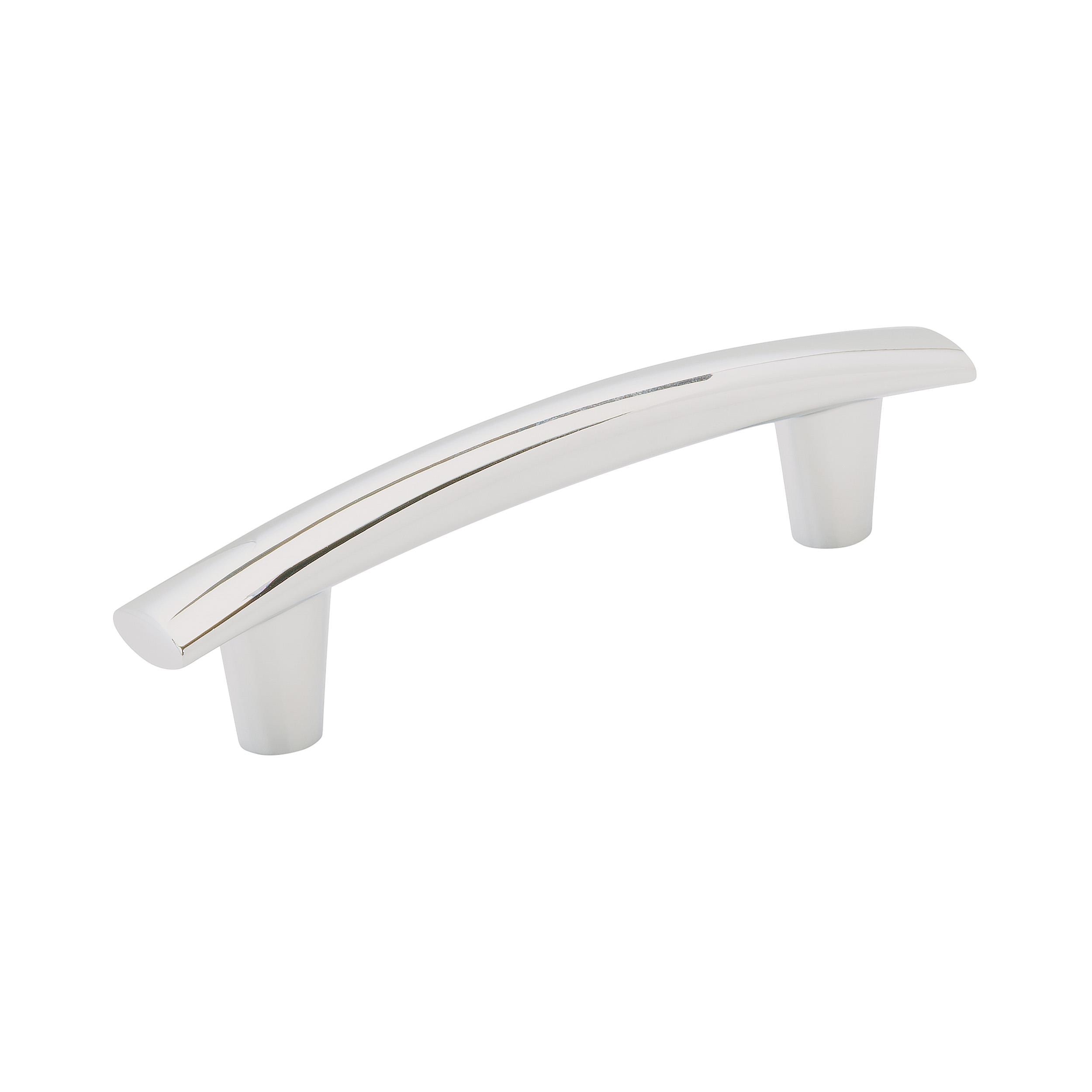 Amerock 25VMP3731026 Willow 3-3/4-in , 96mm Center to Center Polished Chrome Arch Handle Drawer Pulls 25 -Pack