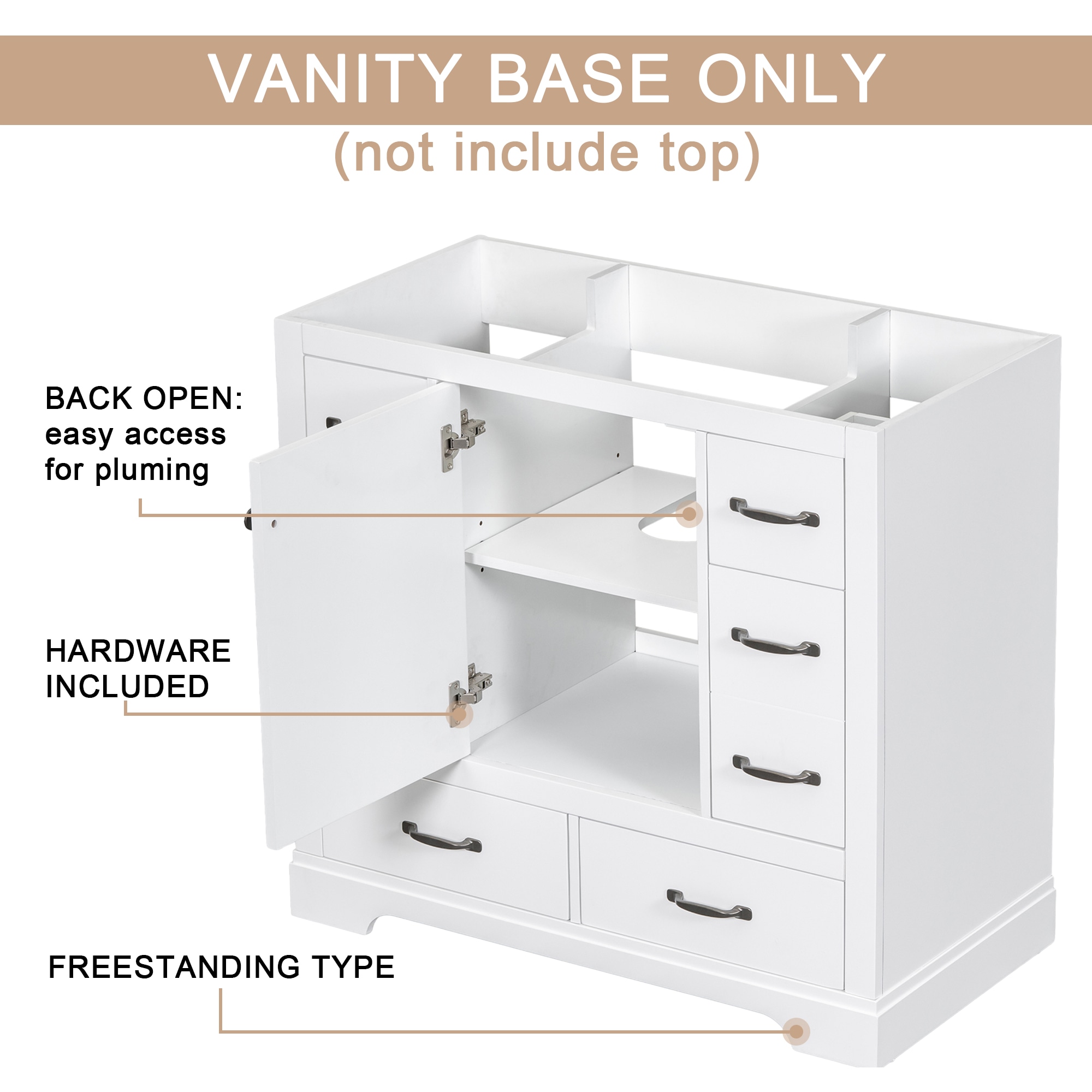 WELLFOR NIE-N7CB482 vanities - View #4