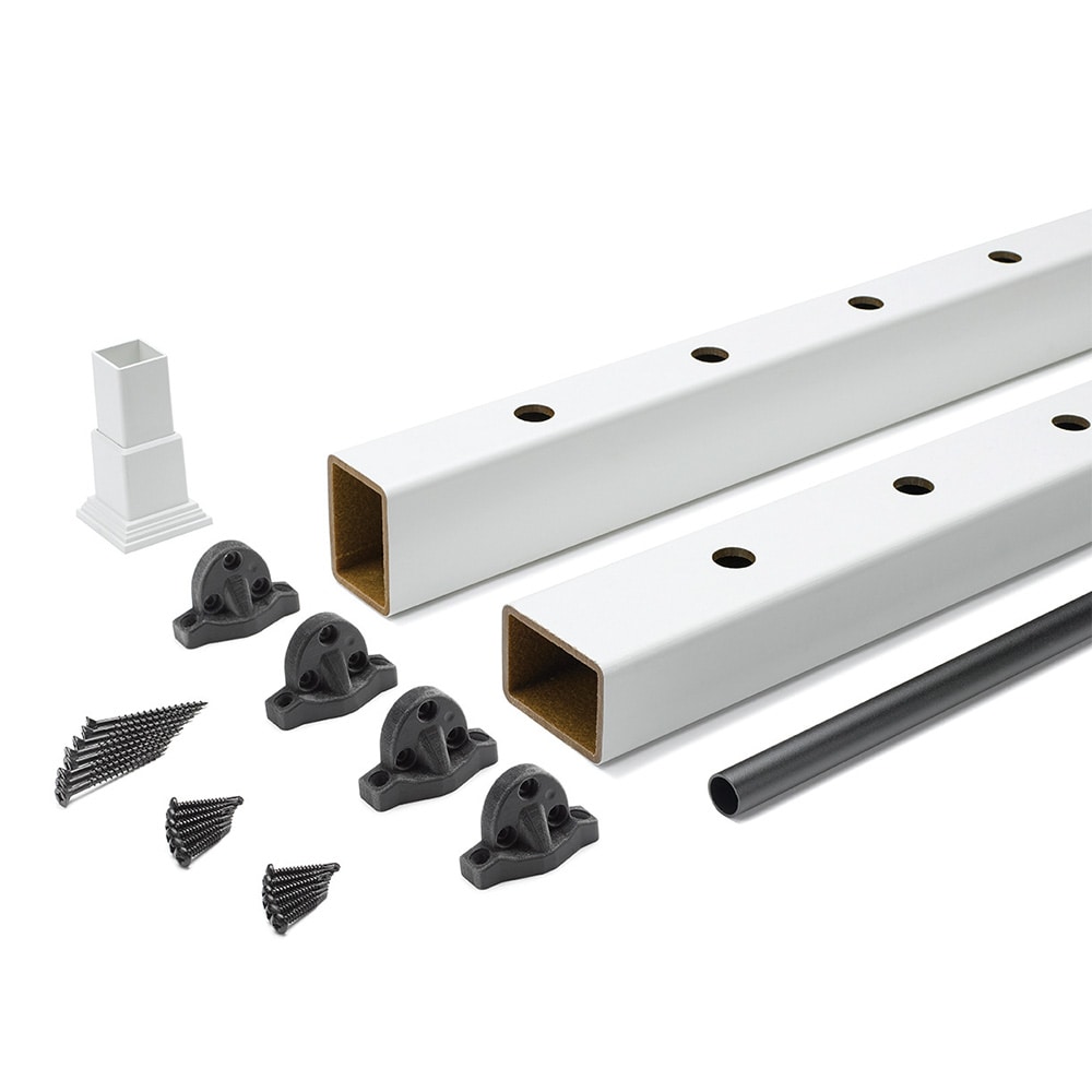Trex WTRD0842HSELK Select 8-ft x 2.75-in x 3.5-ft White Composite Deck Rail Kit