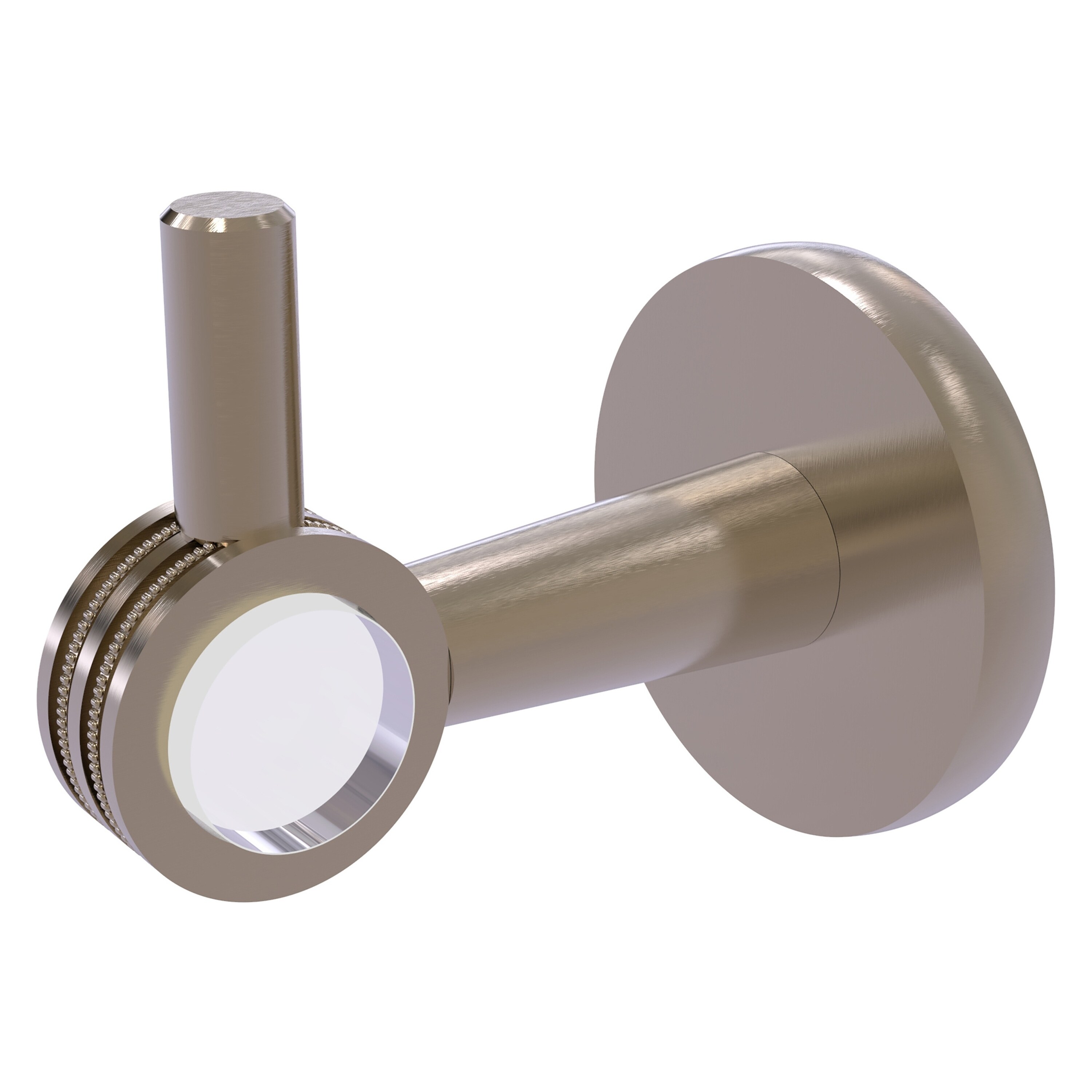 Allied Brass CV-20D-PEW Clearview Antique Pewter Single -Hook Wall mount Towel Hook