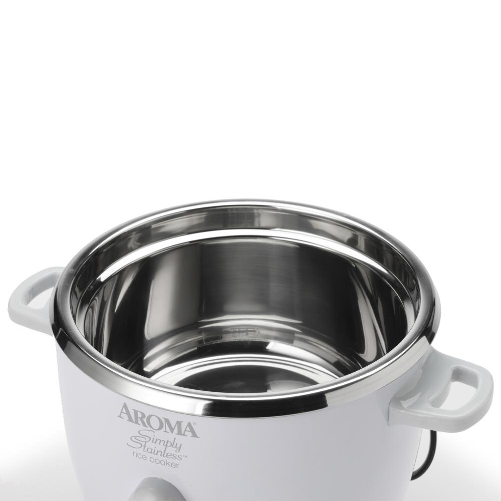 Aroma Rice Cooker 8 Cup Silver