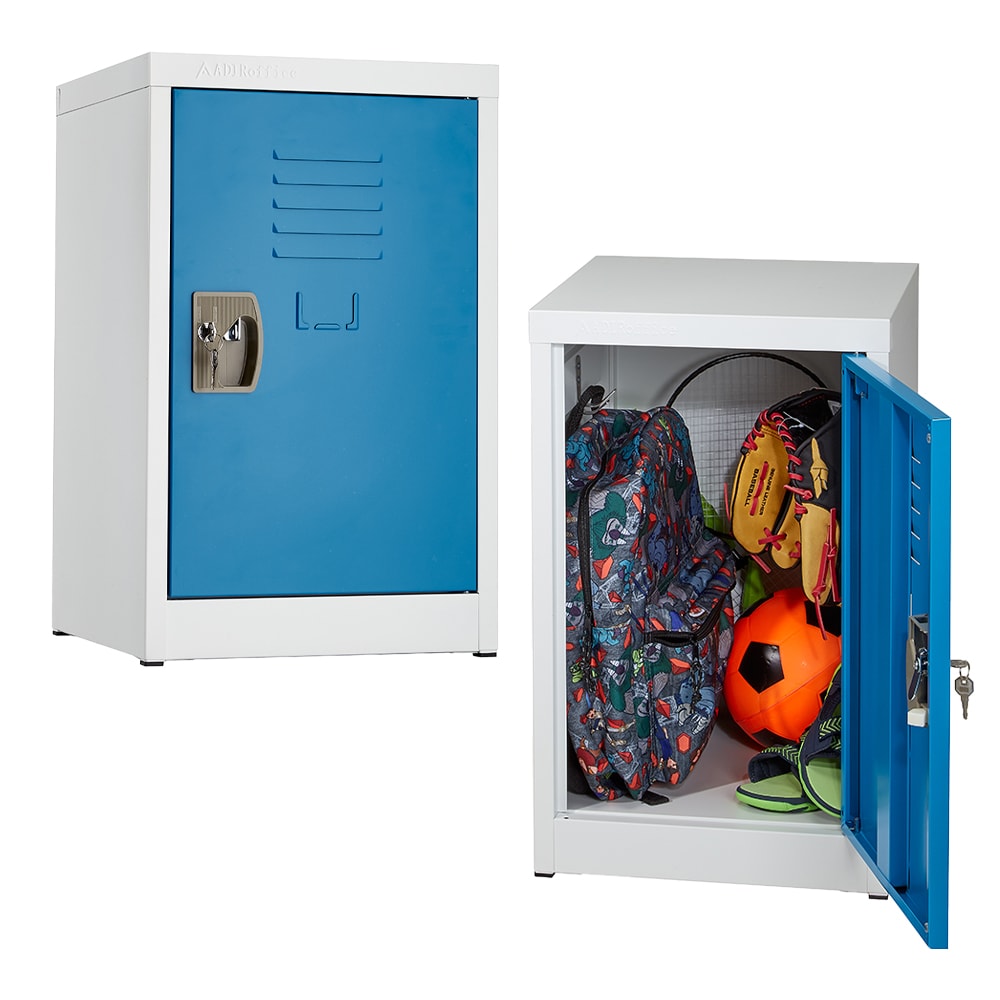 AdirOffice 629-02-BLU-PKG-1 629 Series 15-in W x 24-in H x 15-in D Steel Full Storage Lockers
