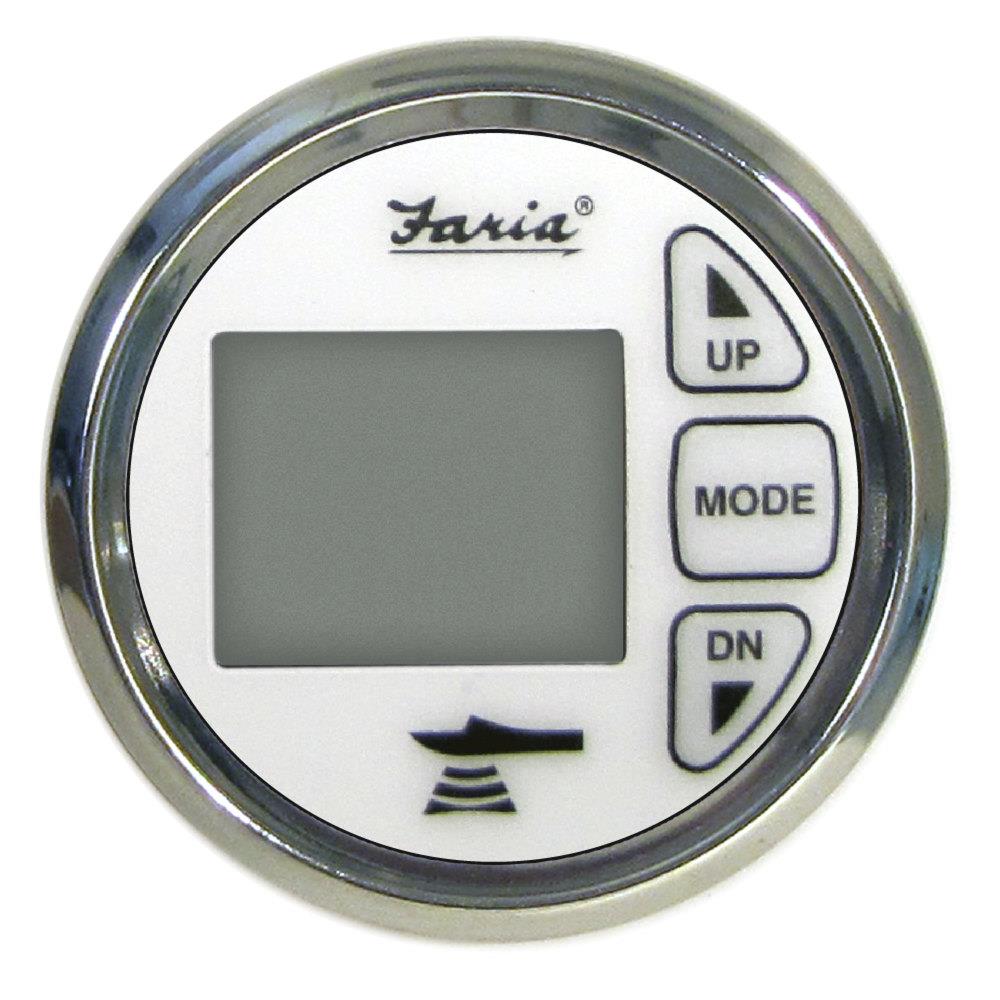 Faria Beede Chesapeake Stainless Steel Depth Sounder With Air And Water ...