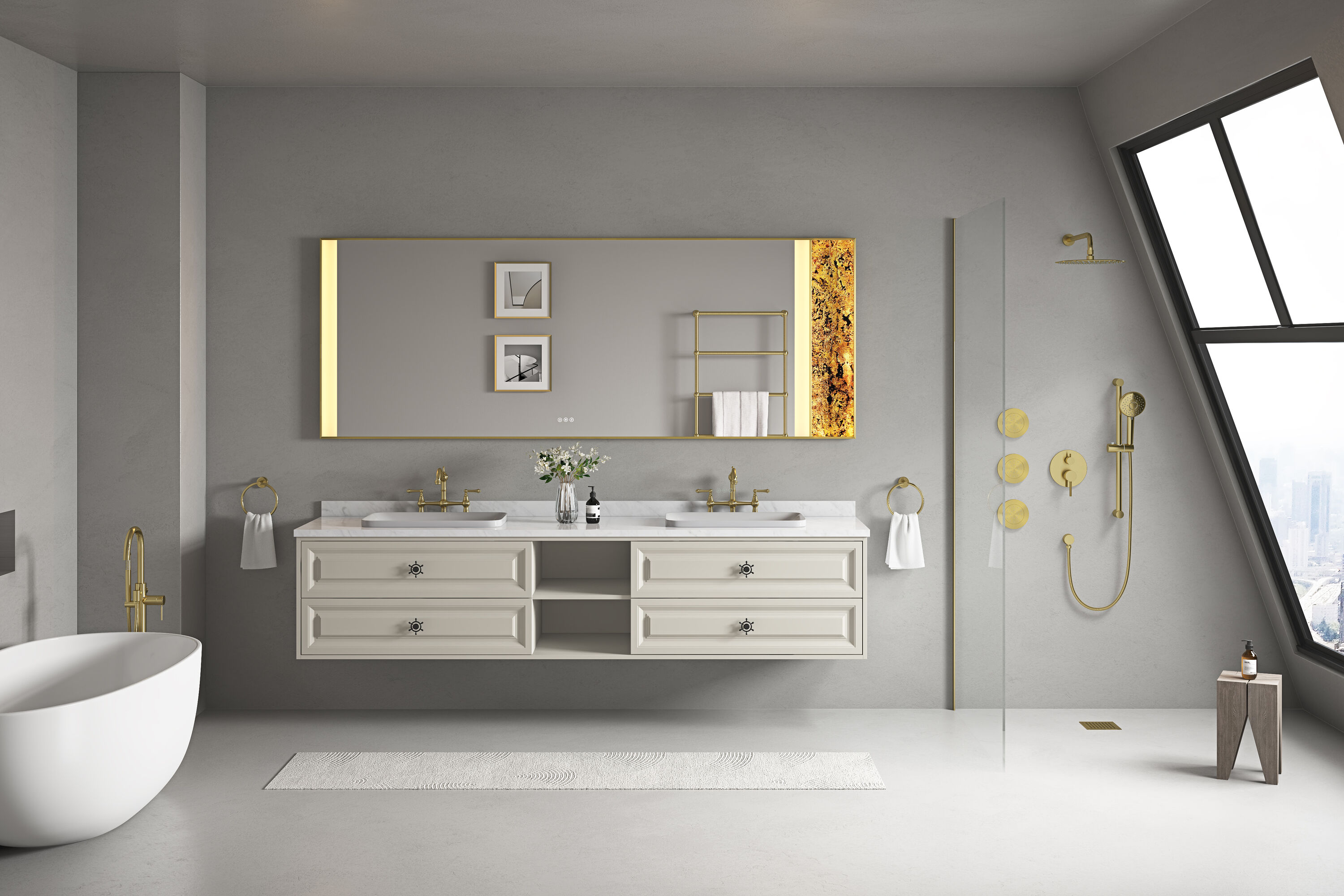 Vacolite KP39636-BG-TK Framed-Bath-Mirrors - View #7