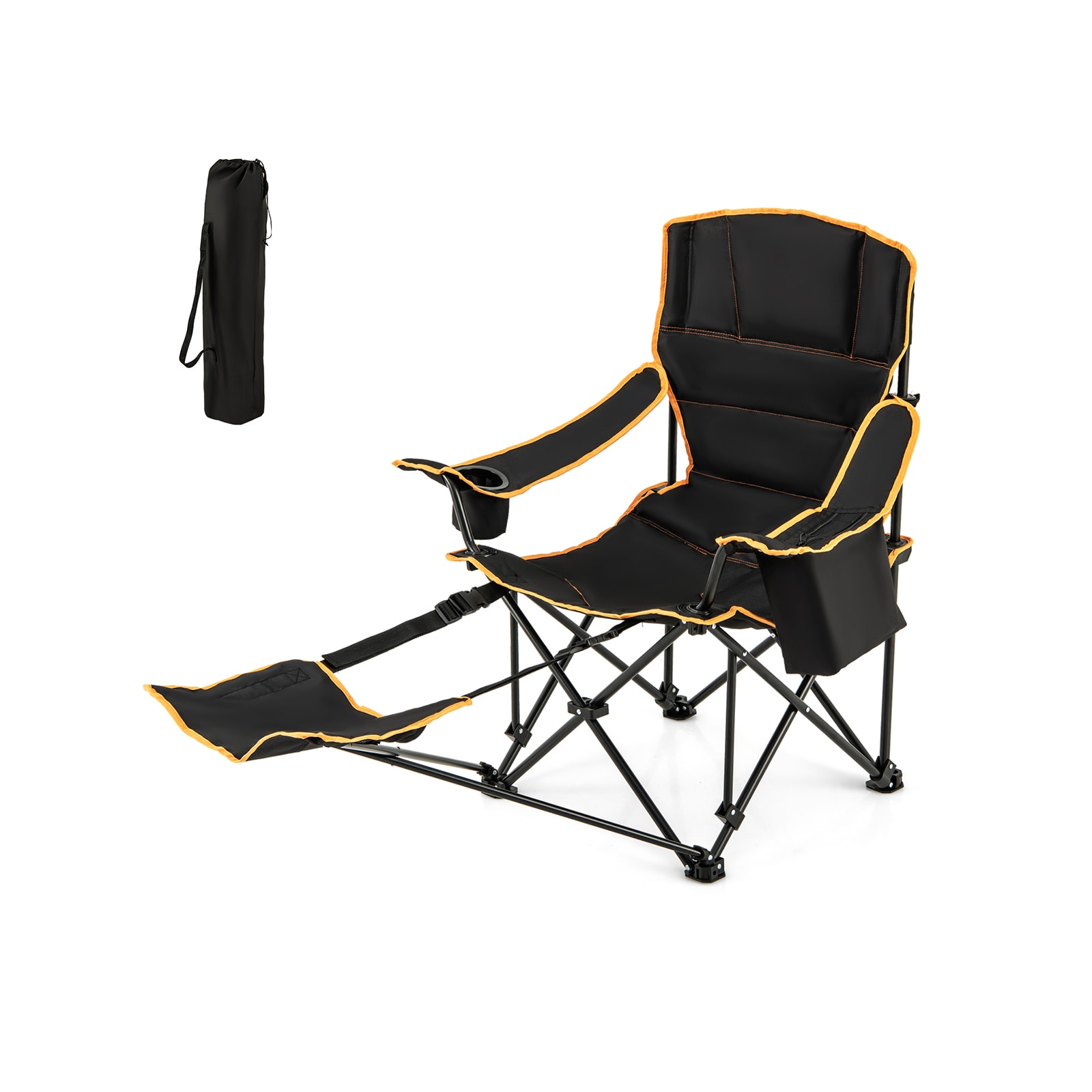  JM710DK845CM Black Folding Camping chair Carrying Strap/Handle Included