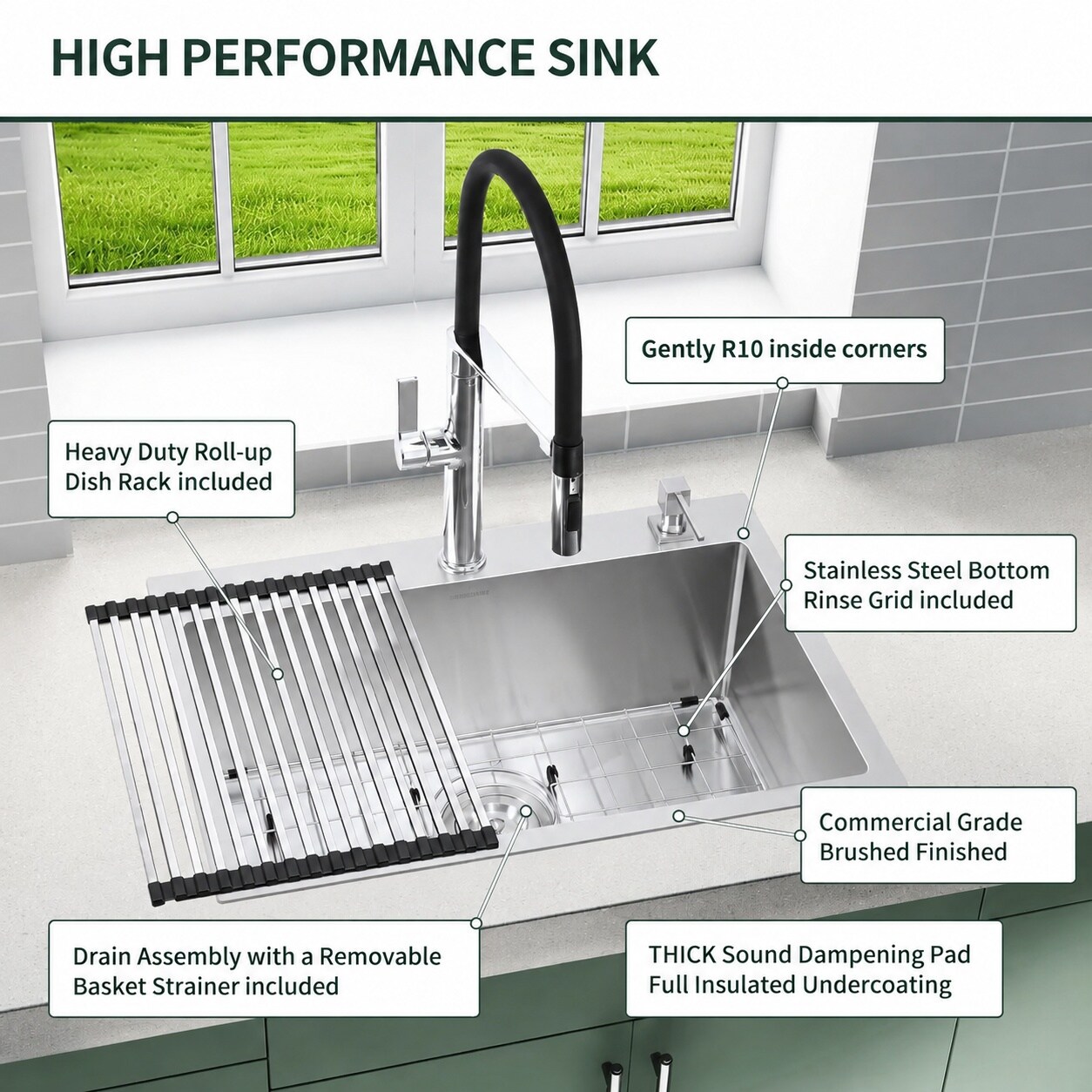 LILILIAN FMY LRO0820E345 Kitchen-Sinks - View #5