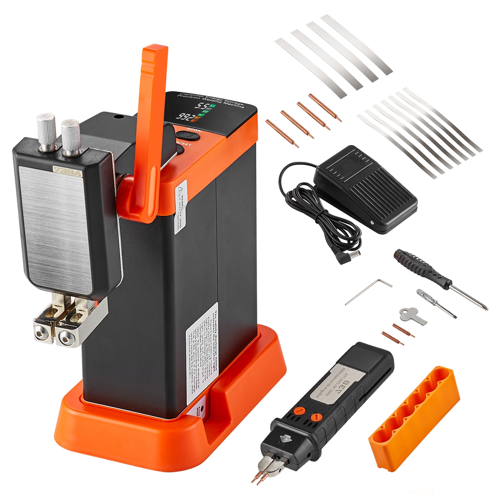 VEVOR DRDCDHJ030MMIXNR5V1 120 -Volt 2500 -Amp Flux-cored Wire Feed Welder