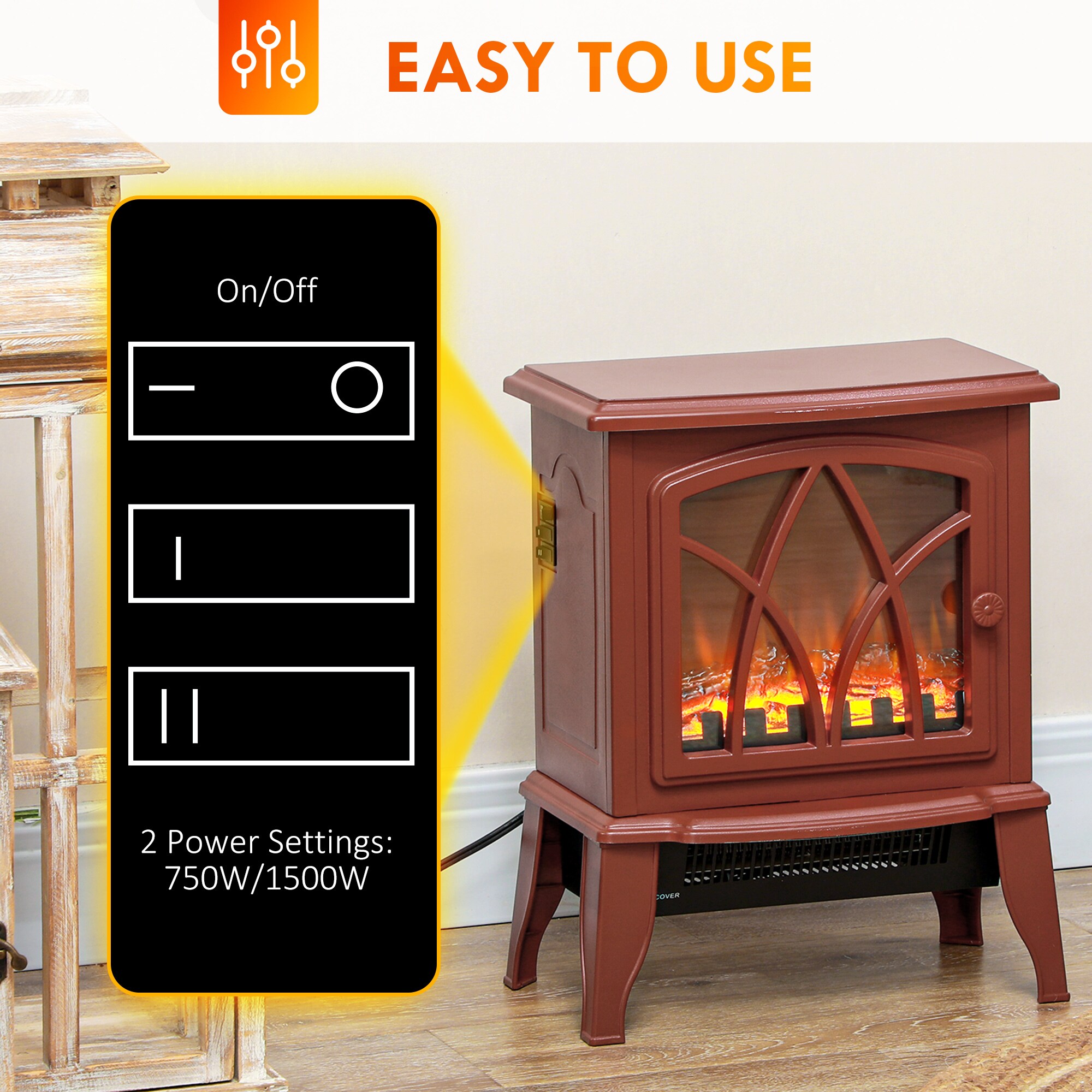Mondawe MO-AB21044 Electric-Fireplaces - View #7