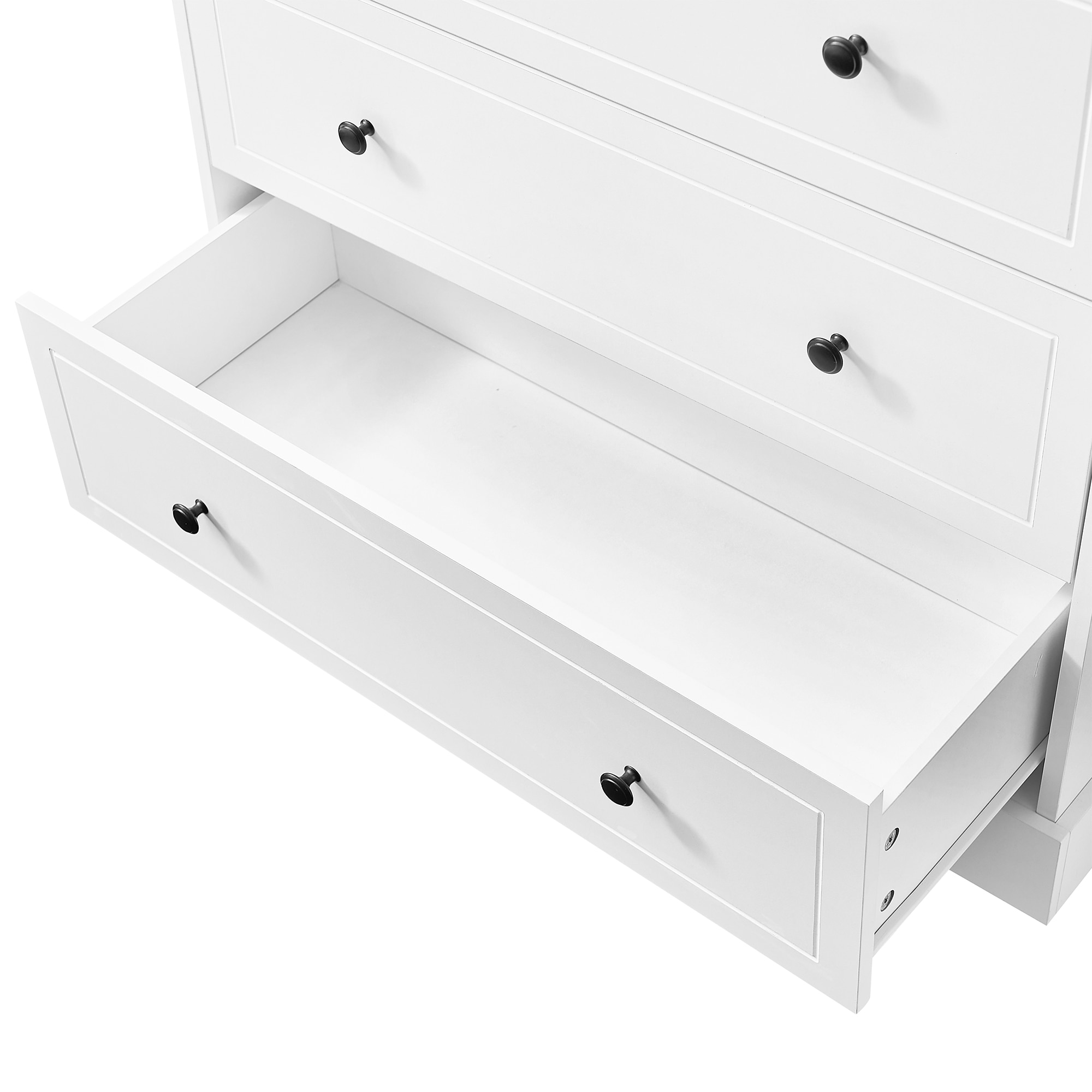 Hrinhom BA12-WHITE Linen-Cabinets - View #5