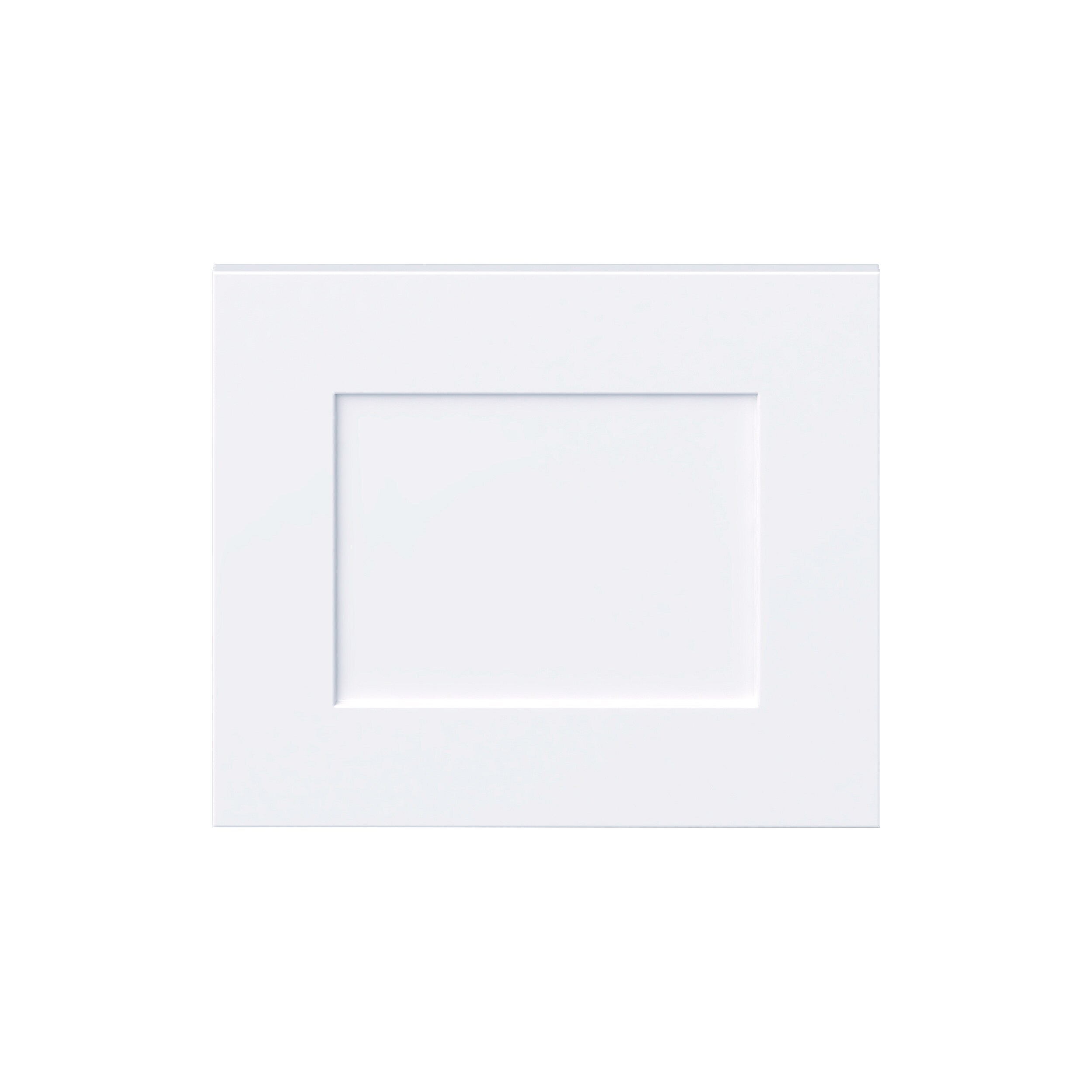 Hugo&Borg Jolie 18-in W x 15-in H Warm White Shaker Base and wall cabinet doors (Fits 18-in x 30-in wall box ) #DSDR1815-JO